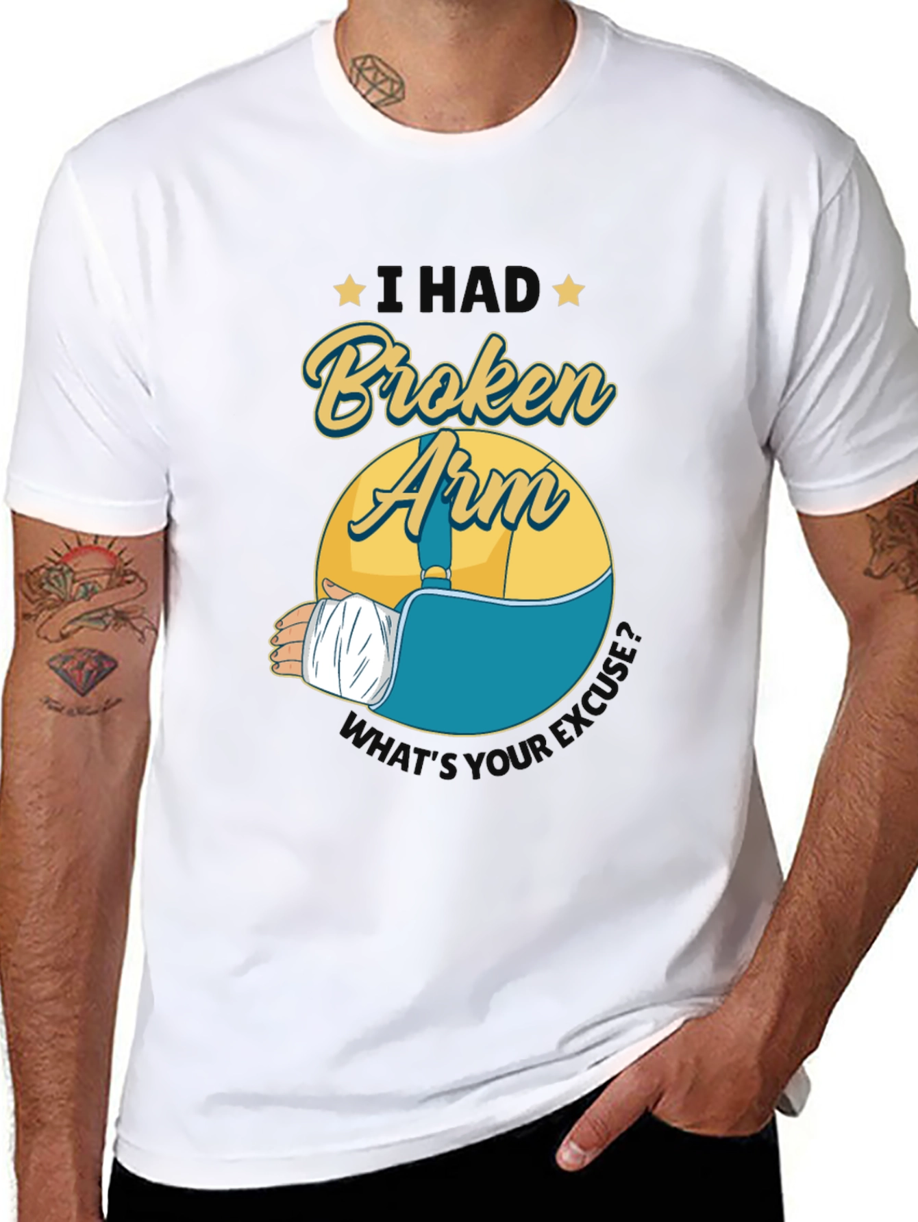 I Had A Broken Arm T-Shirt
