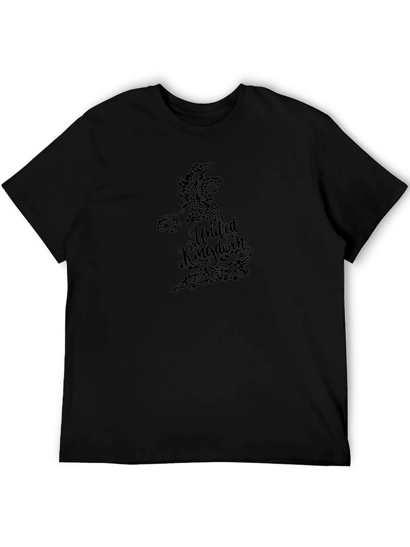 United Kingdom Map Tee - Unique Graphic Print
