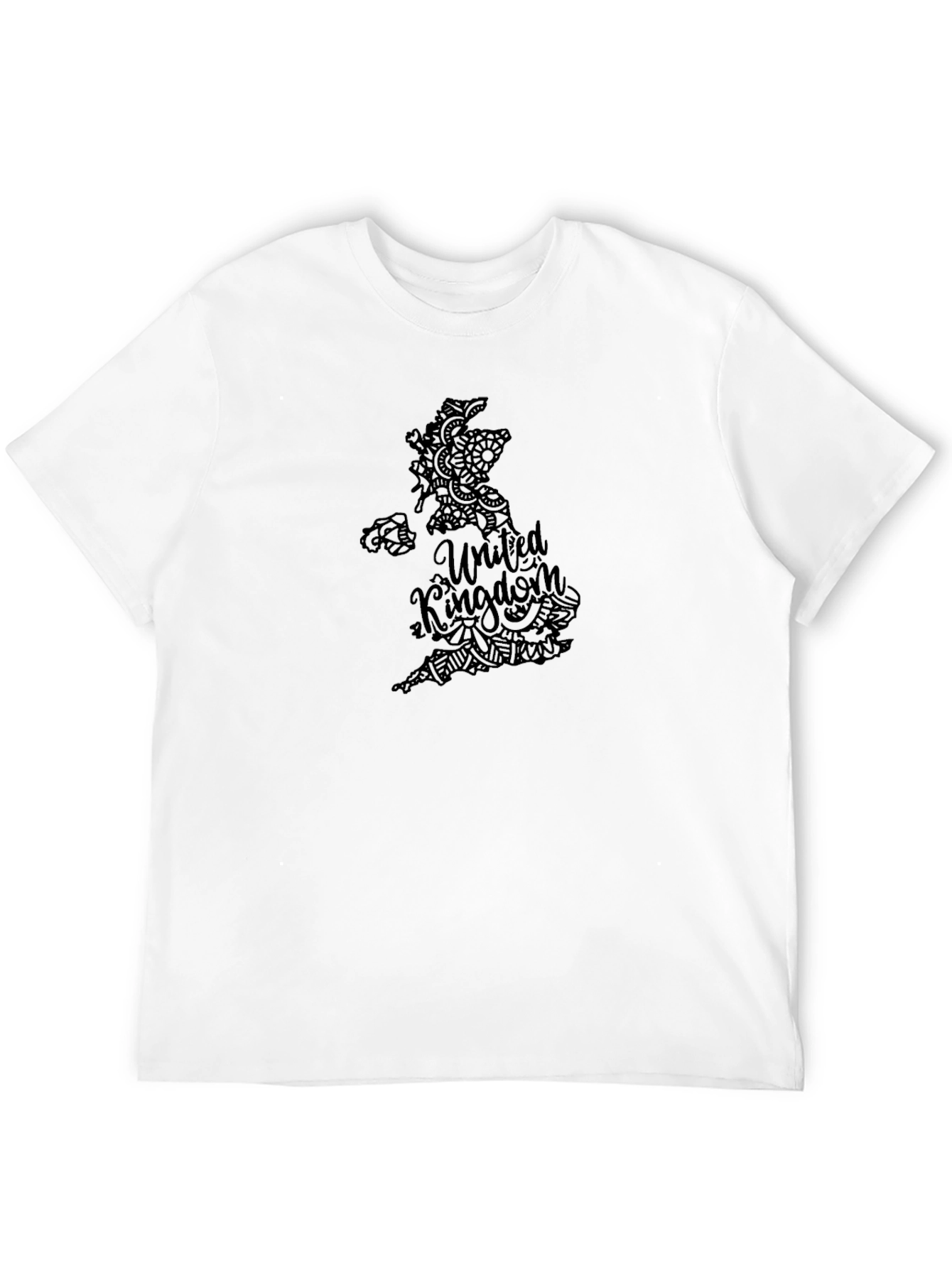 United Kingdom Map Tee - Unique Graphic Print