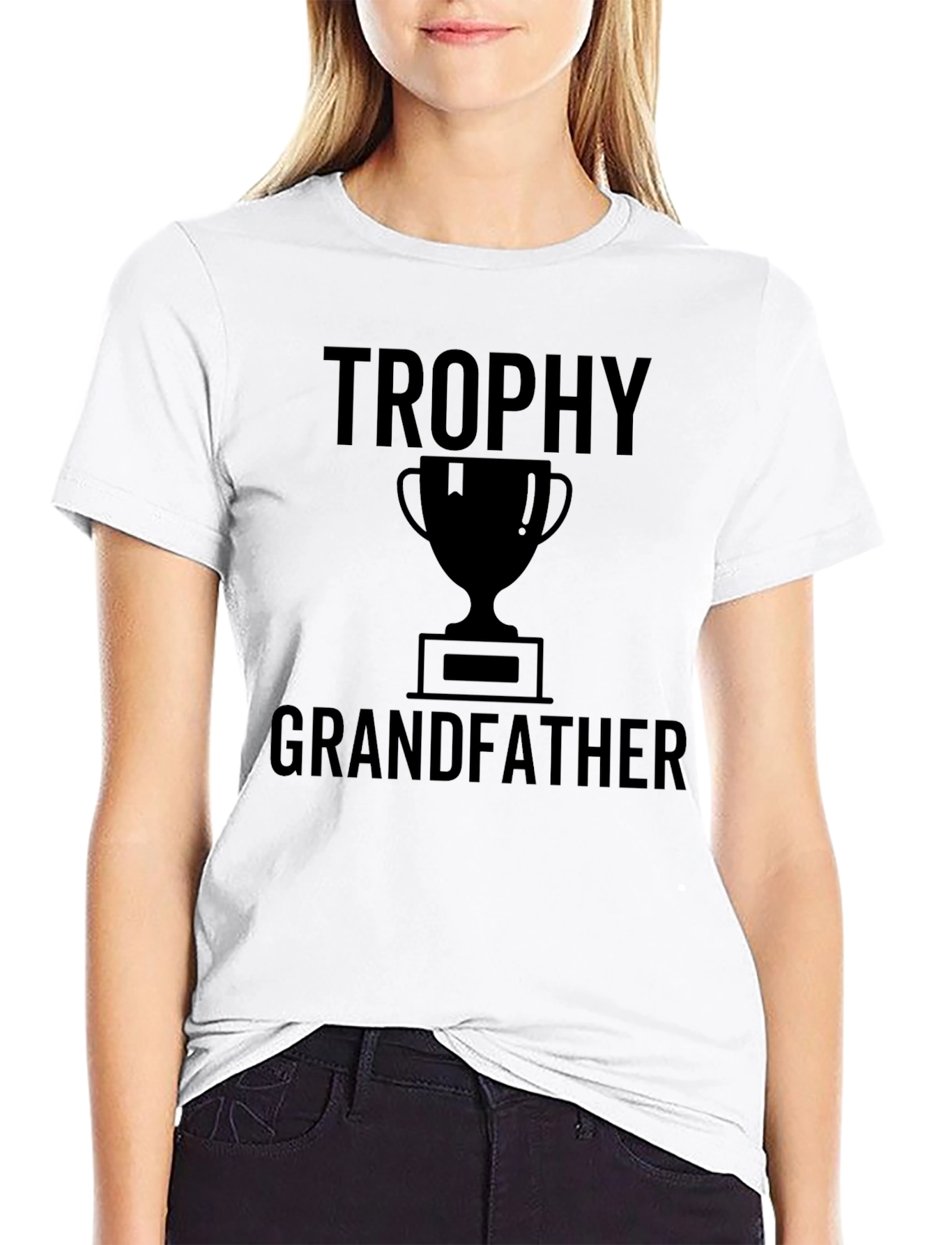 Trophy Grandfather Black T-Shirt