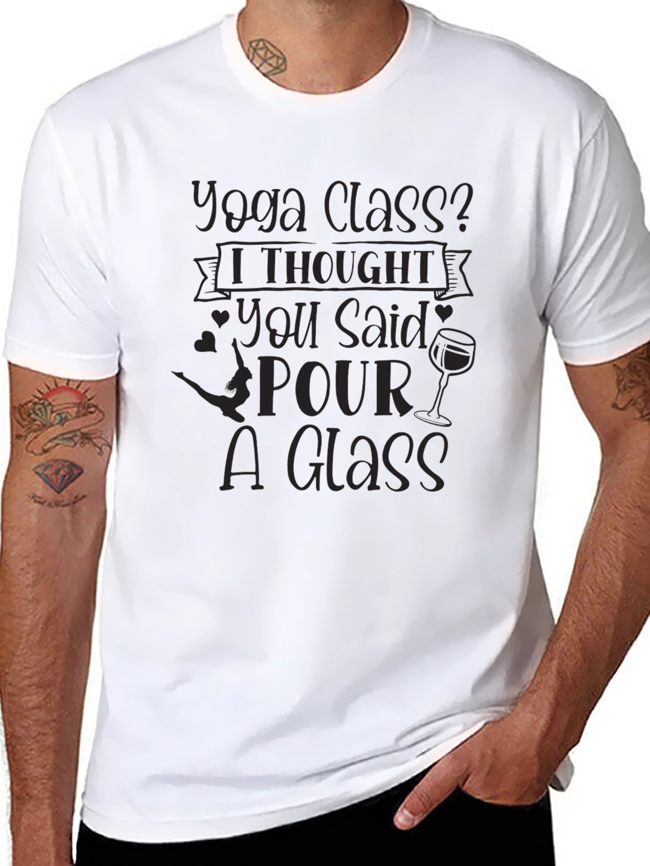 Yoga Class? Pour a Glass Tee