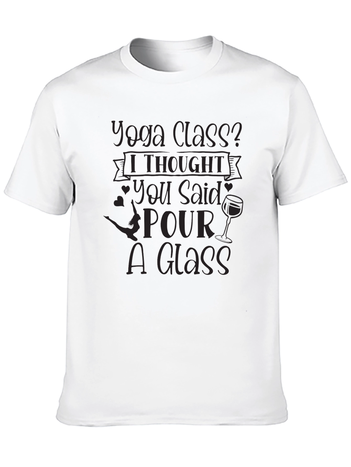 Yoga Class? Pour a Glass Tee
