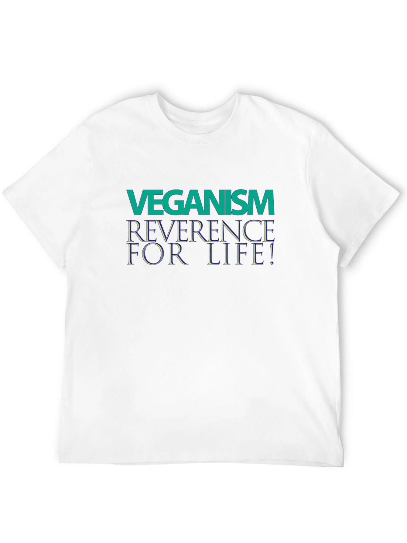 Veganism Reverence for Life Black T-Shirt