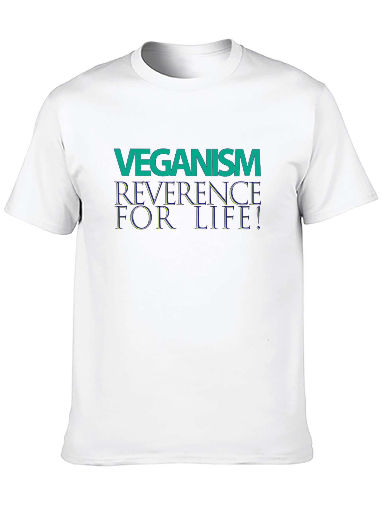 Veganism Reverence for Life Black T-Shirt