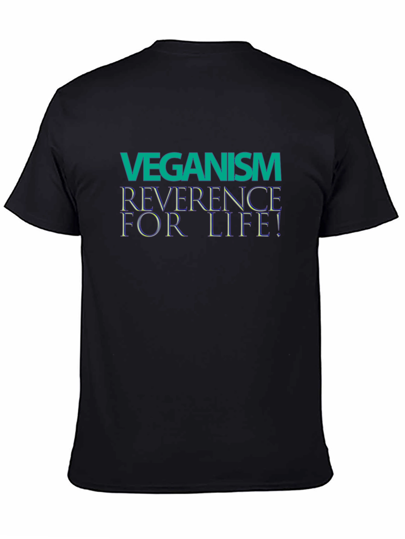 Veganism Reverence for Life Black T-Shirt