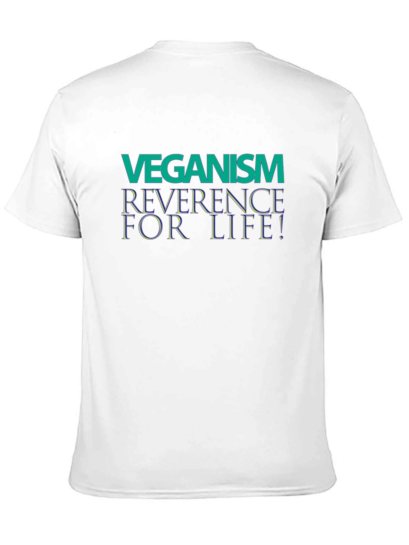 Veganism Reverence for Life Black T-Shirt