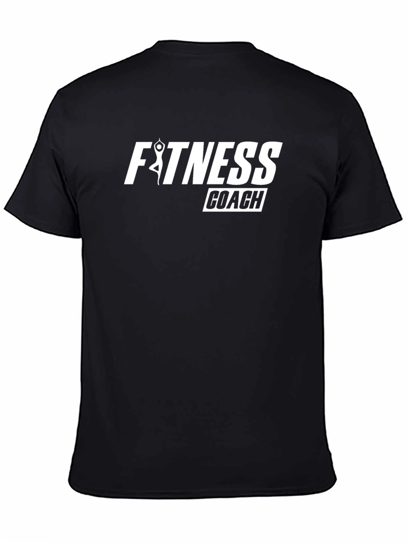 Fitness Coach Graphic Tee - Black
