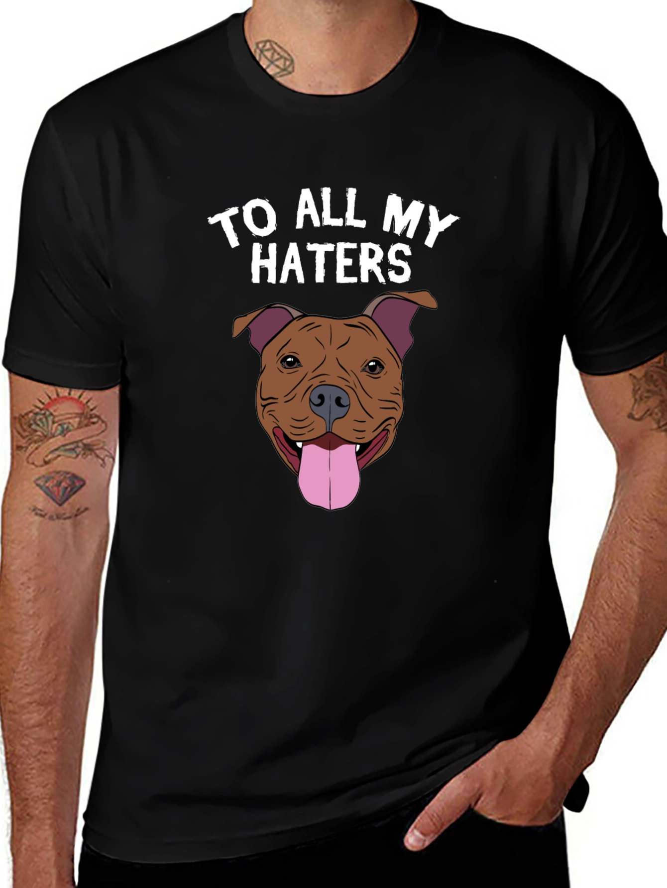 To All My Haters Dog Graphic Tee
