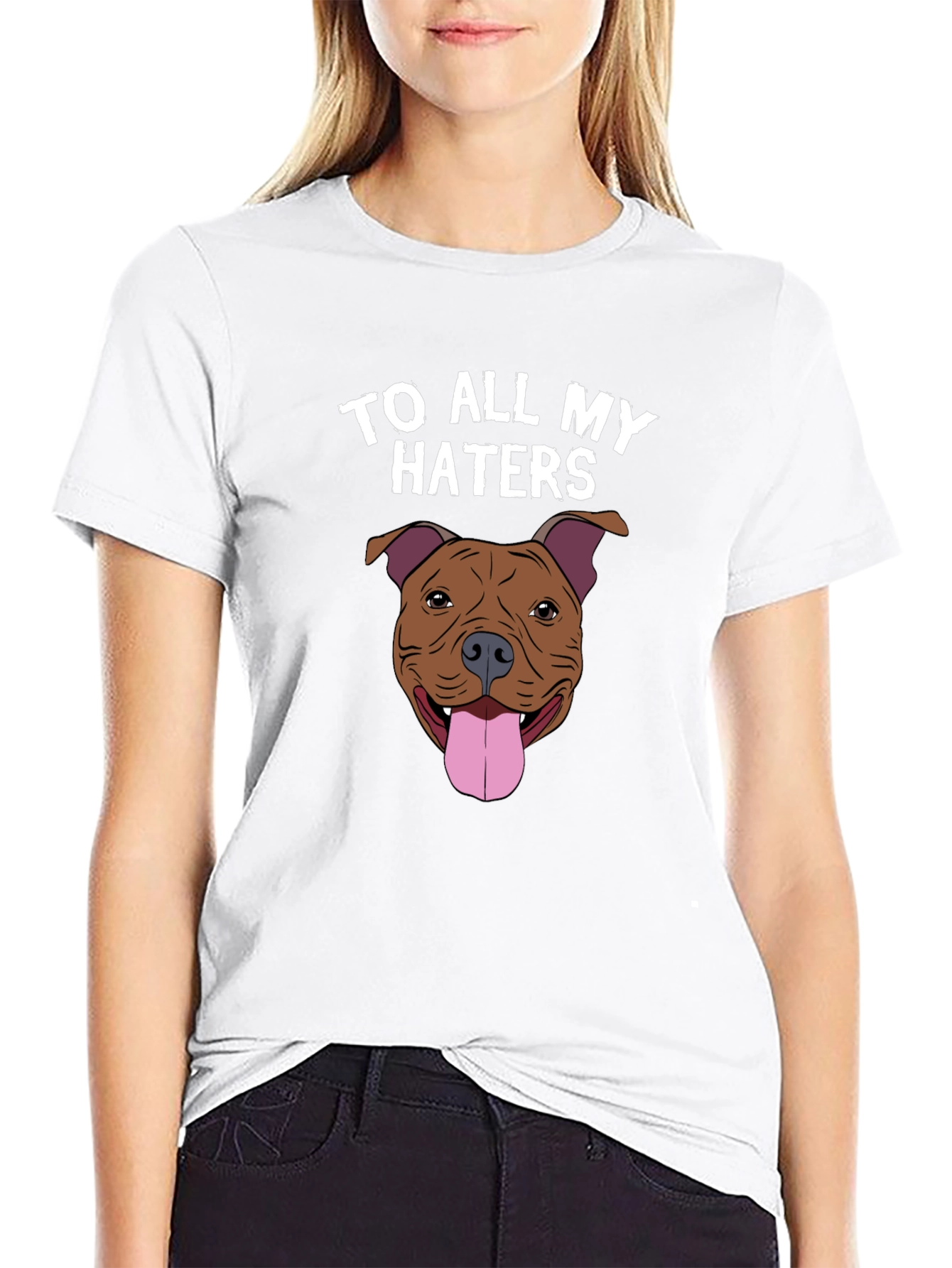 To All My Haters Dog Graphic Tee