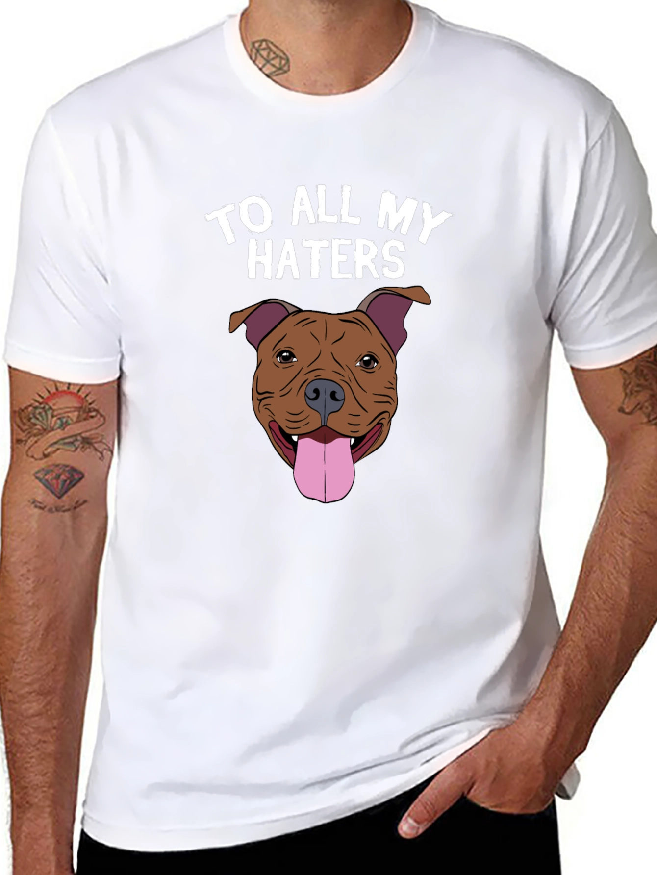 To All My Haters Dog Graphic Tee