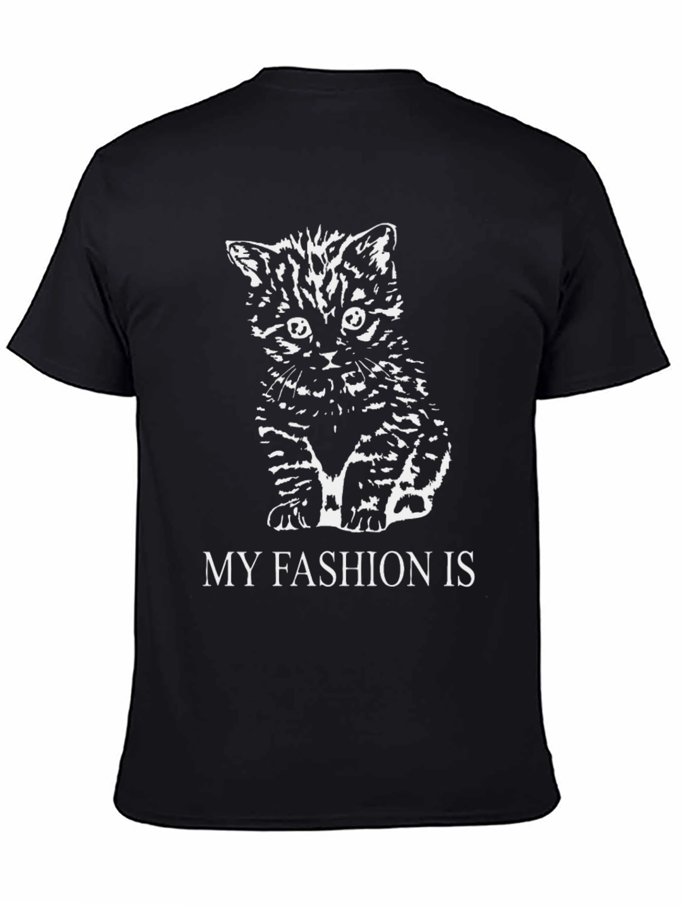 Kitten Graphic Tee - My Fashion Is Cats!