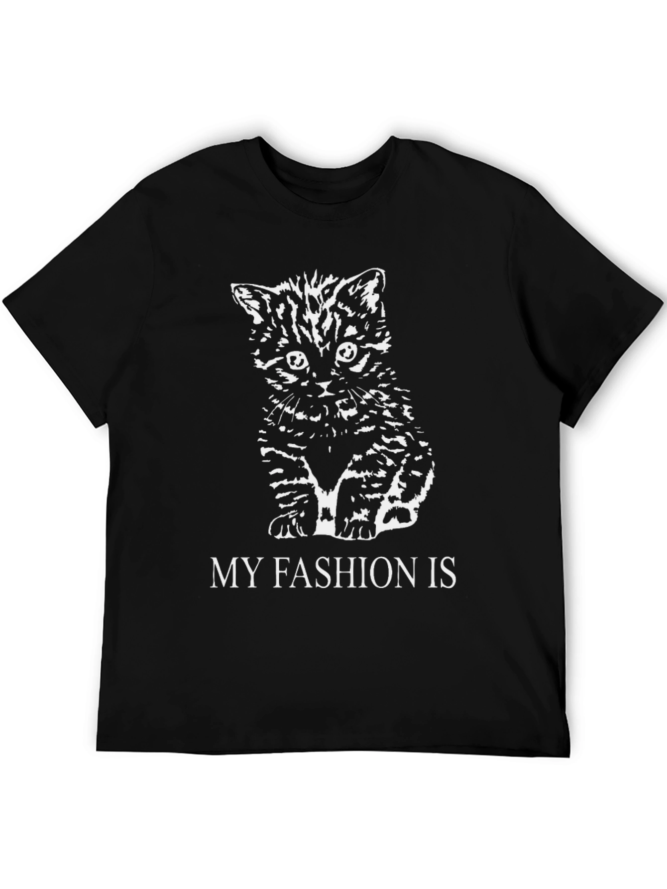 Kitten Graphic Tee - My Fashion Is Cats!