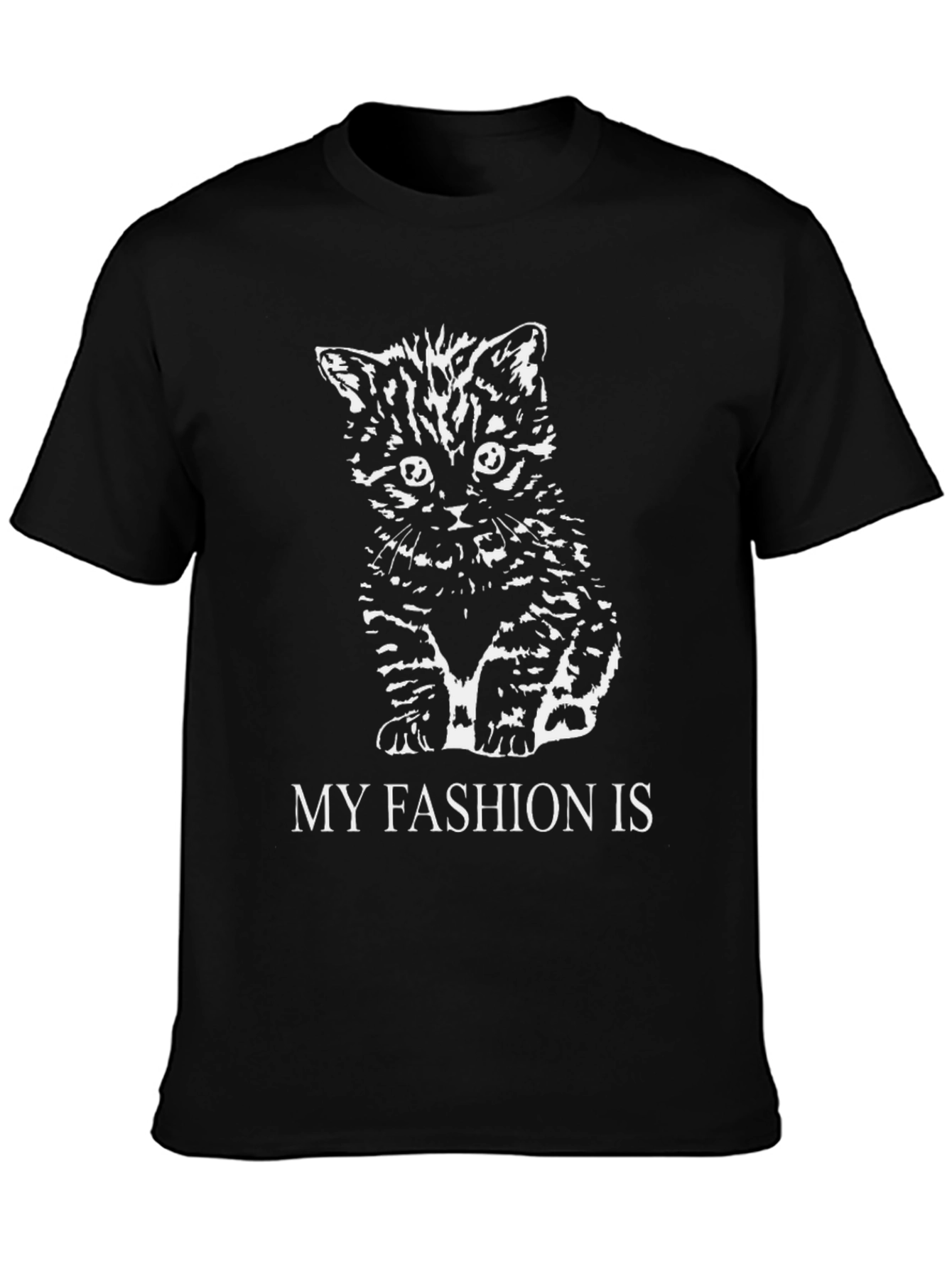 Kitten Graphic Tee - My Fashion Is Cats!