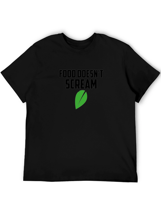 Vegan T-Shirt - Food Doesnt Scream - Plant Based Tee