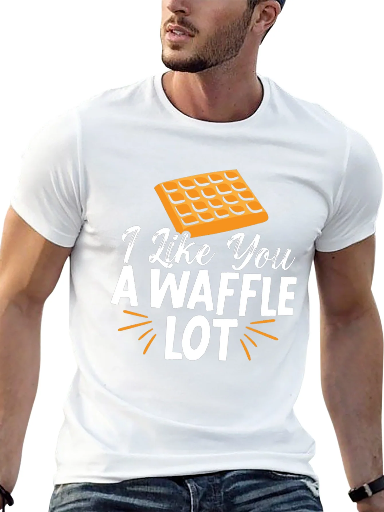 I Like You A Waffle Lot Novelty T-Shirt