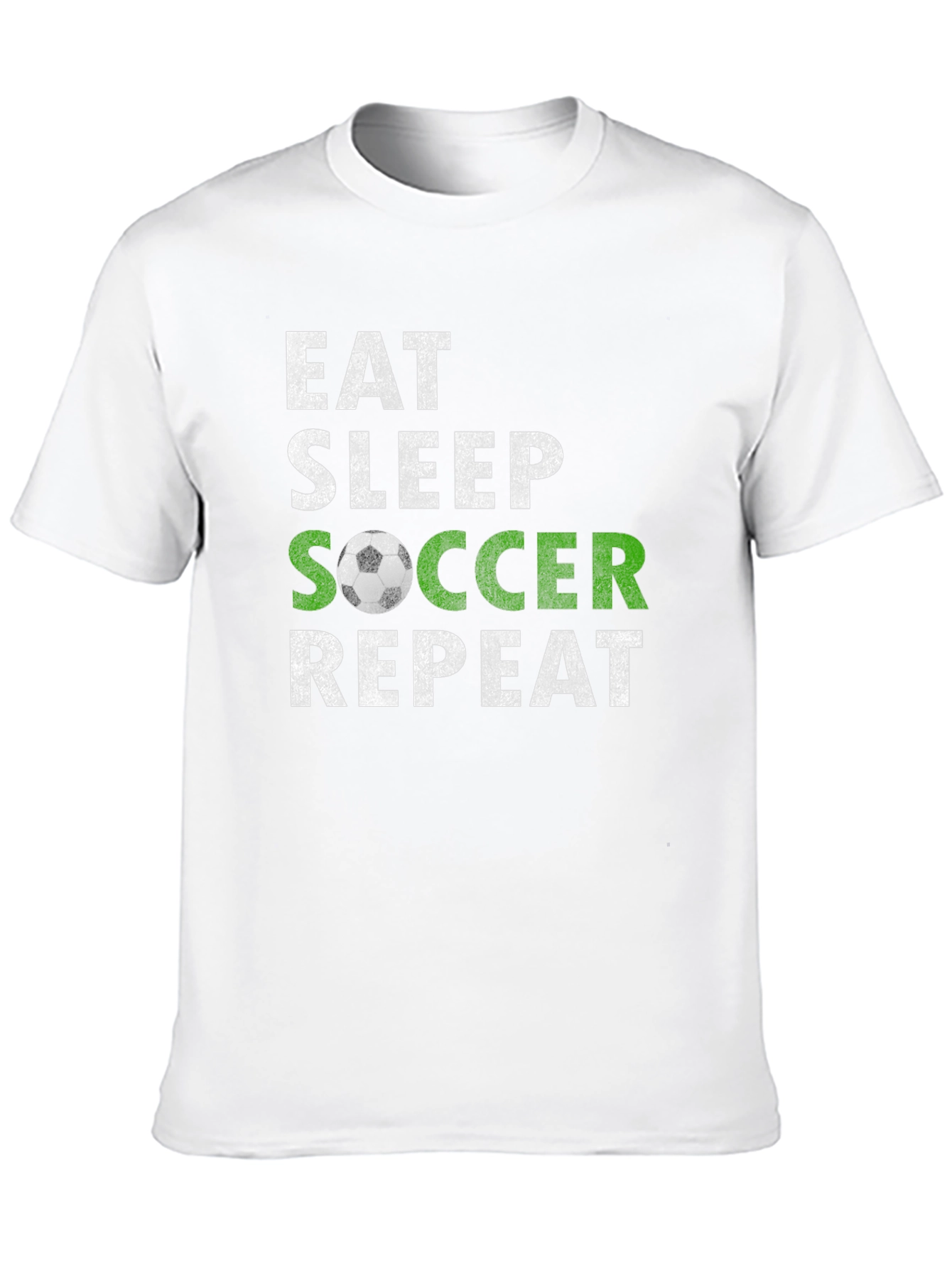 Eat Sleep Soccer Repeat Graphic Tee