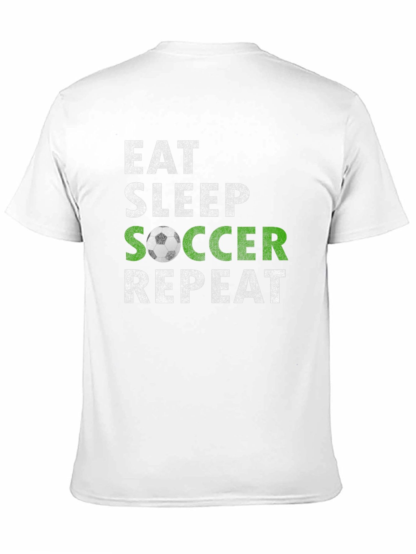 Eat Sleep Soccer Repeat Graphic Tee