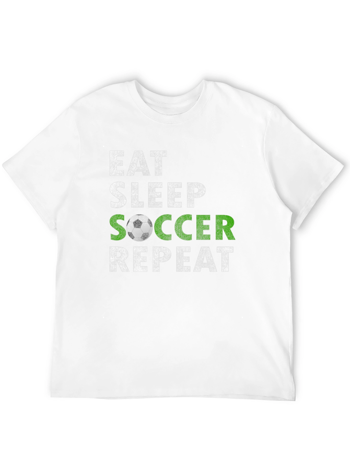 Eat Sleep Soccer Repeat Graphic Tee