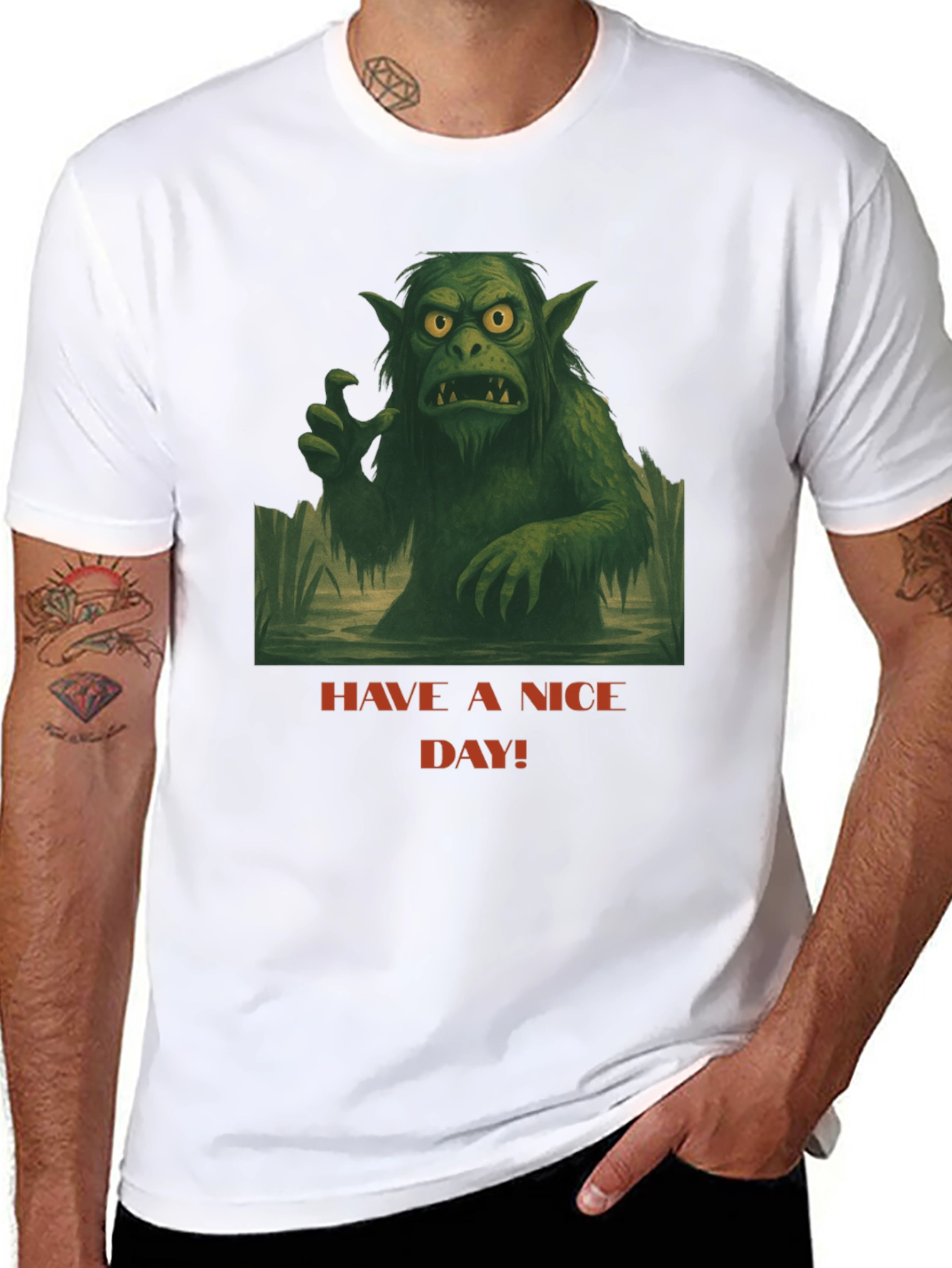 Swamp Monster Tee - Have A Nice Day!