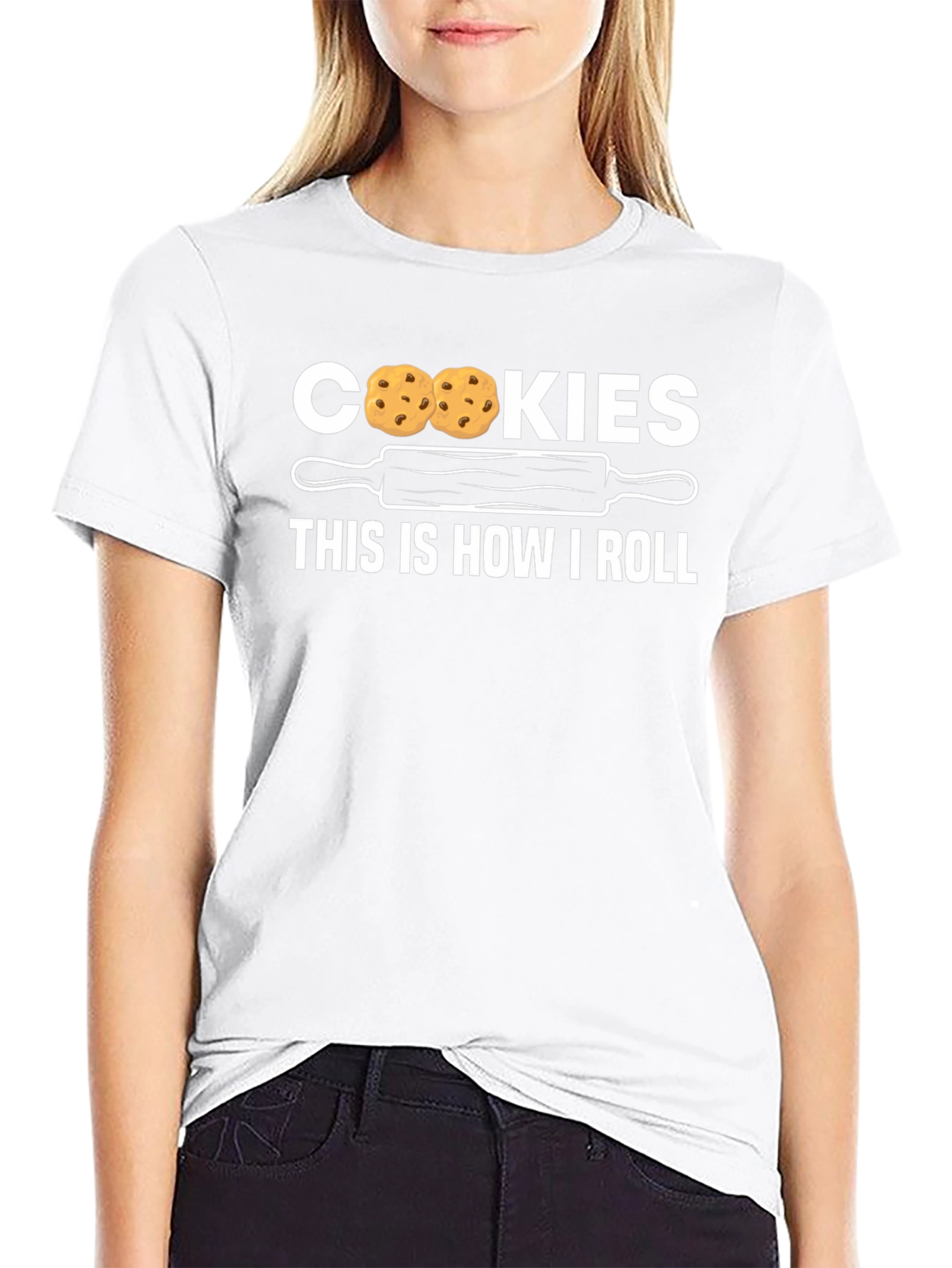 Cookies This Is How I Roll Novelty T-Shirt