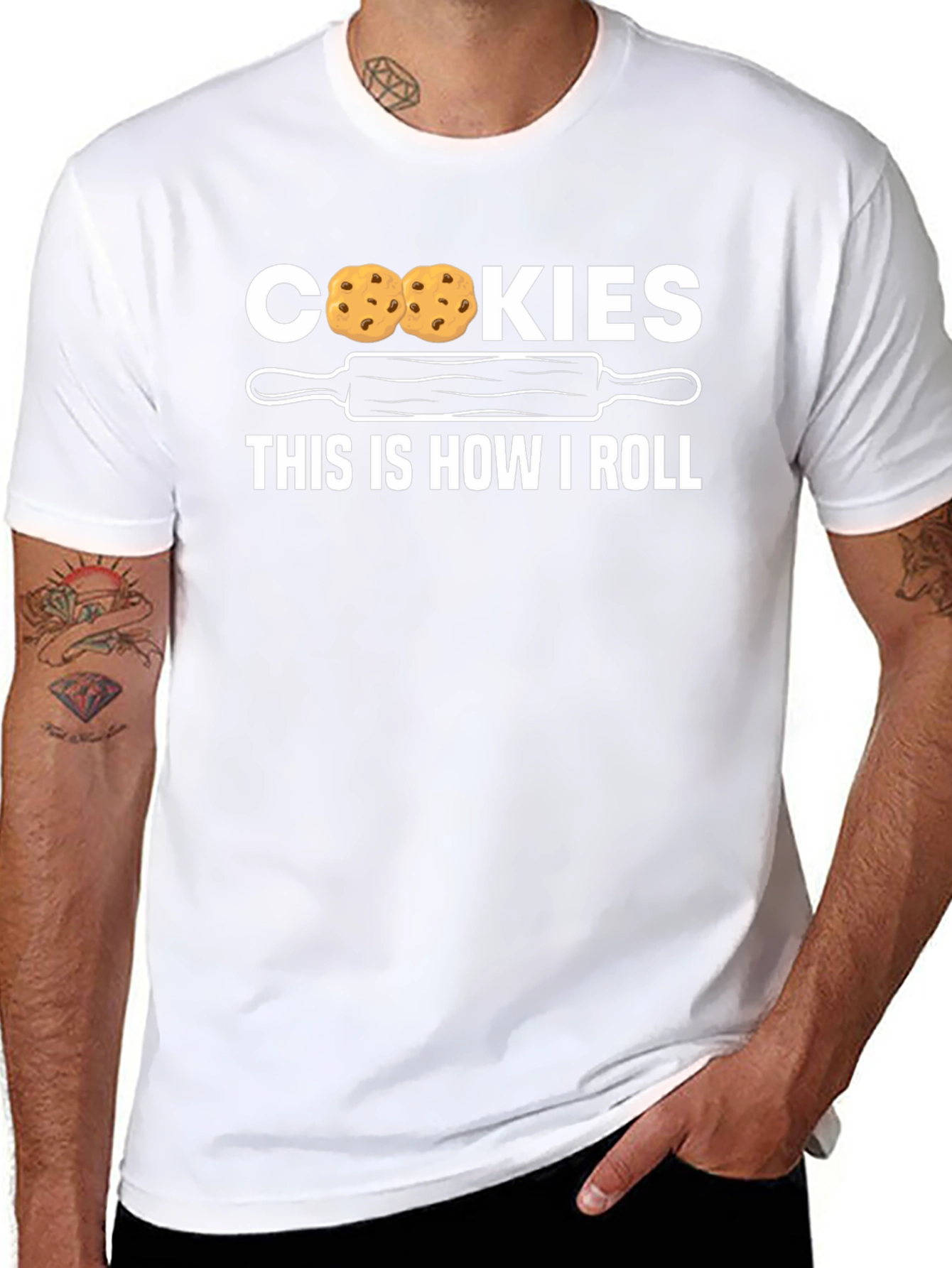 Cookies This Is How I Roll Novelty T-Shirt