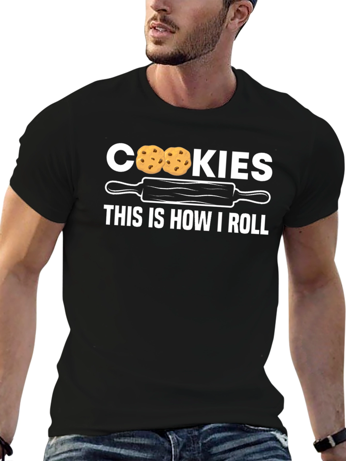 Cookies This Is How I Roll Novelty T-Shirt
