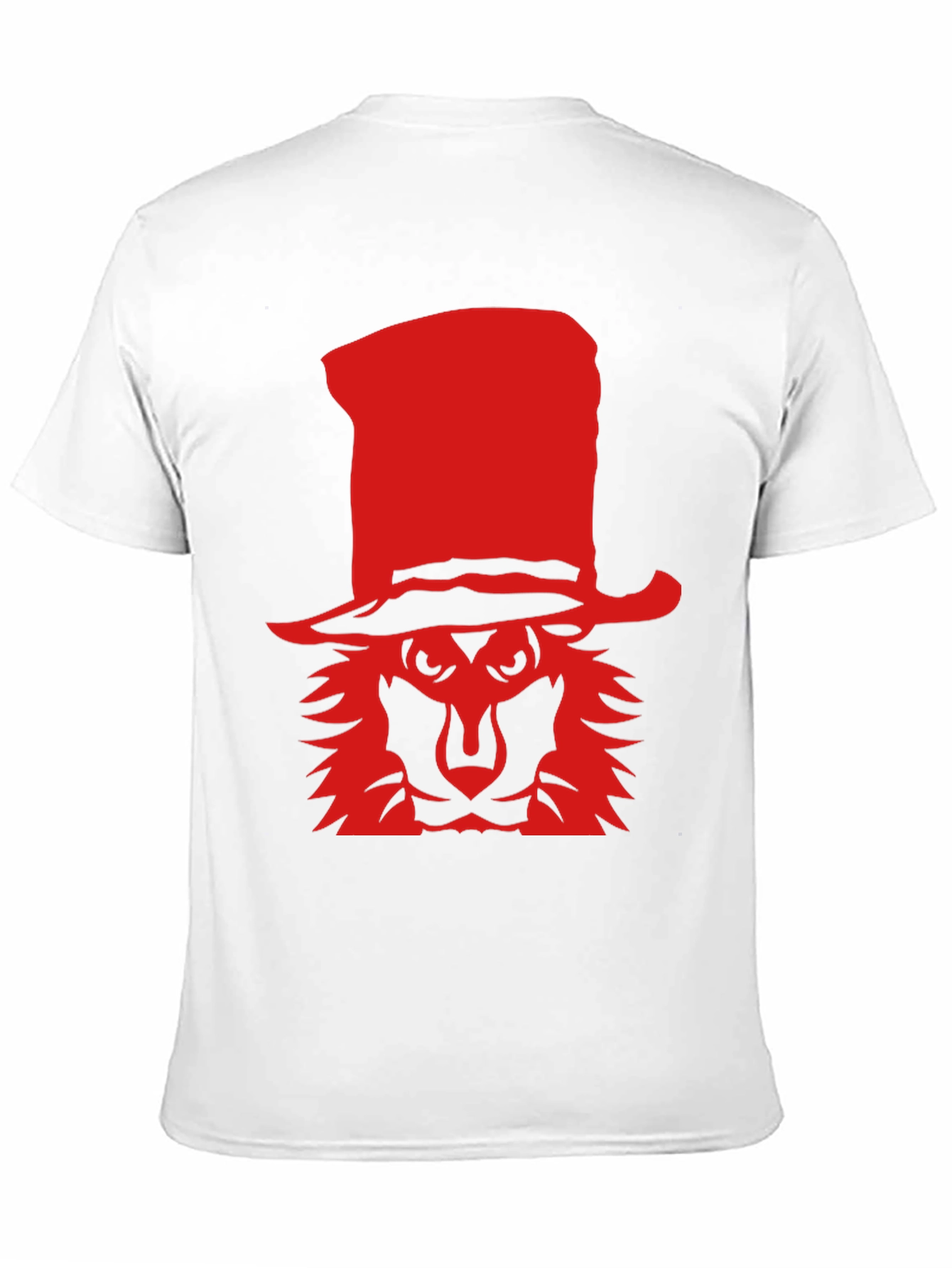 Lion in a Hat Black T-Shirt