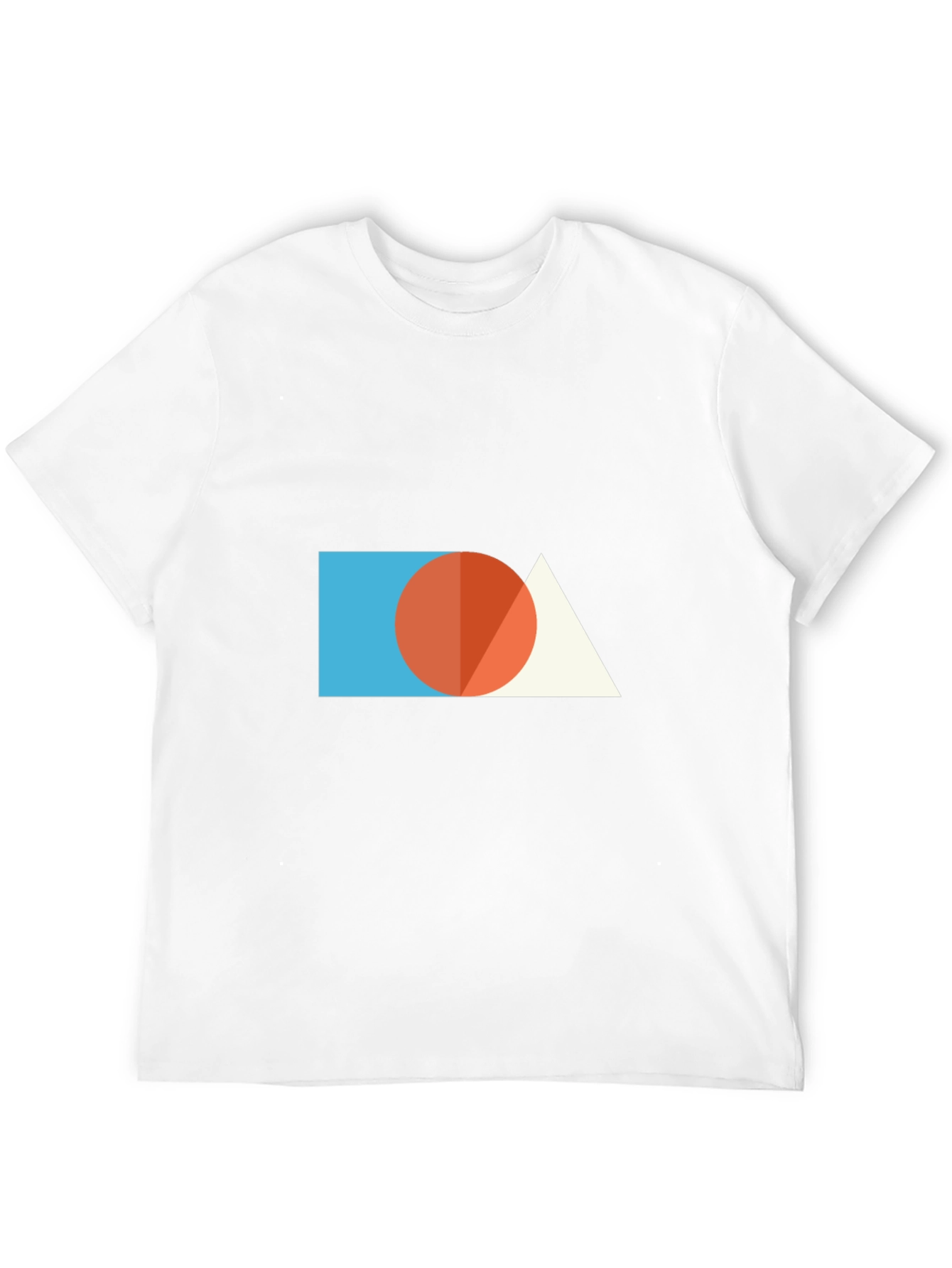 Geometric Graphic Tee - Modern Minimalist Design