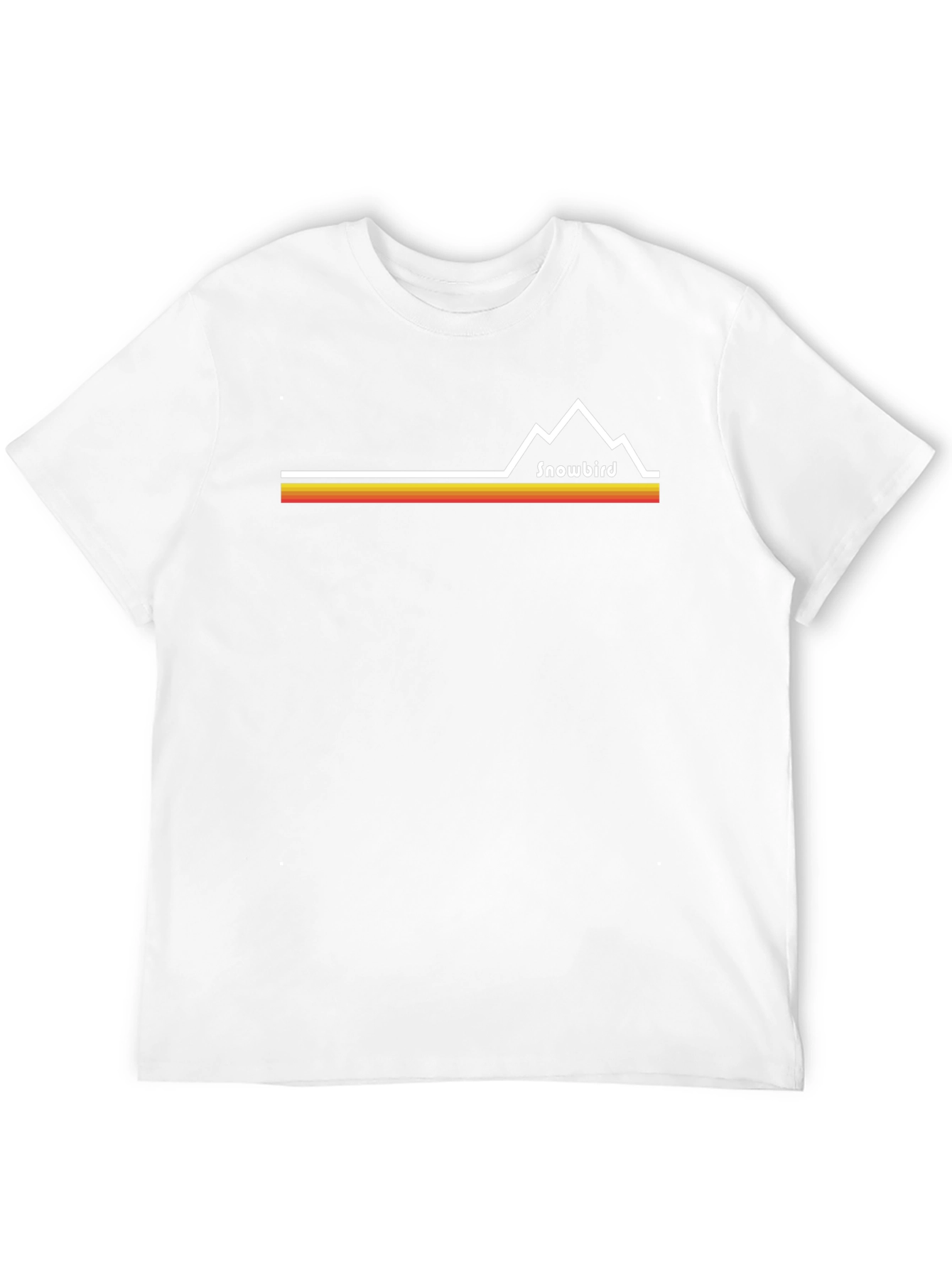 Snowbird Retro Mountain Graphic Tee - Black