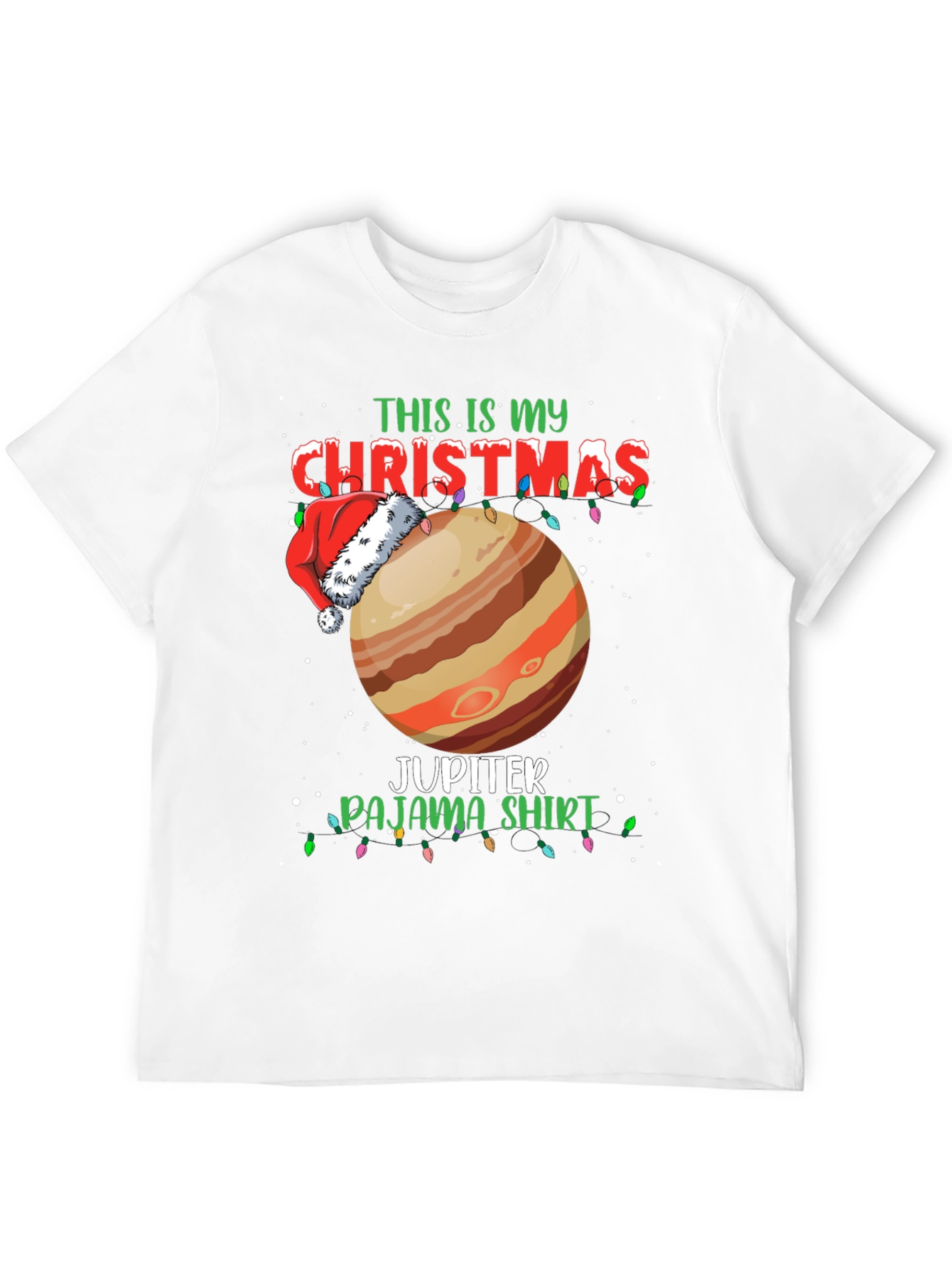 Christmas Jupiter Pajama T-Shirt