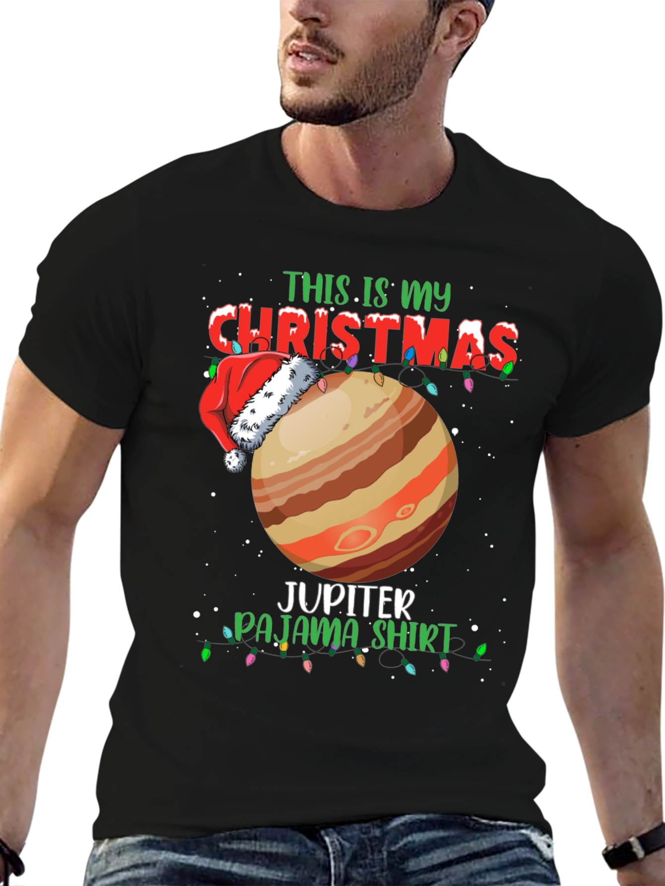 Christmas Jupiter Pajama T-Shirt