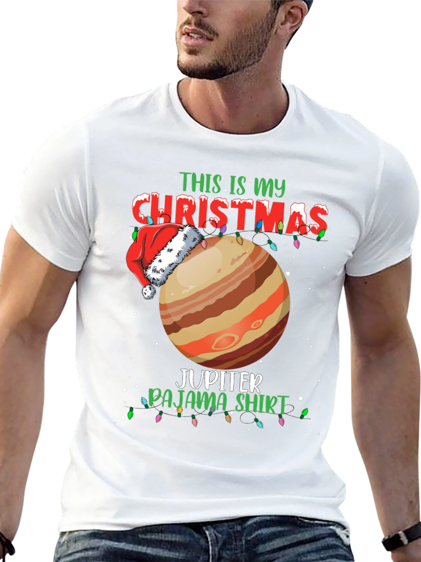 Christmas Jupiter Pajama T-Shirt