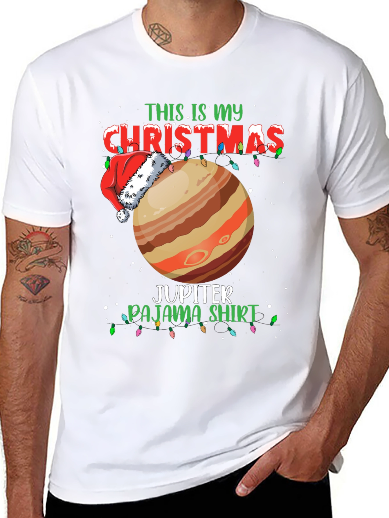 Christmas Jupiter Pajama T-Shirt