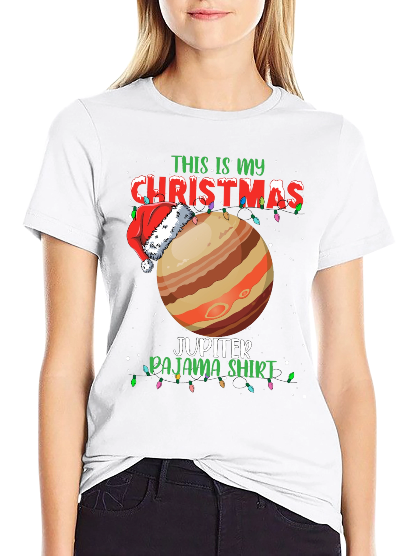 Christmas Jupiter Pajama T-Shirt