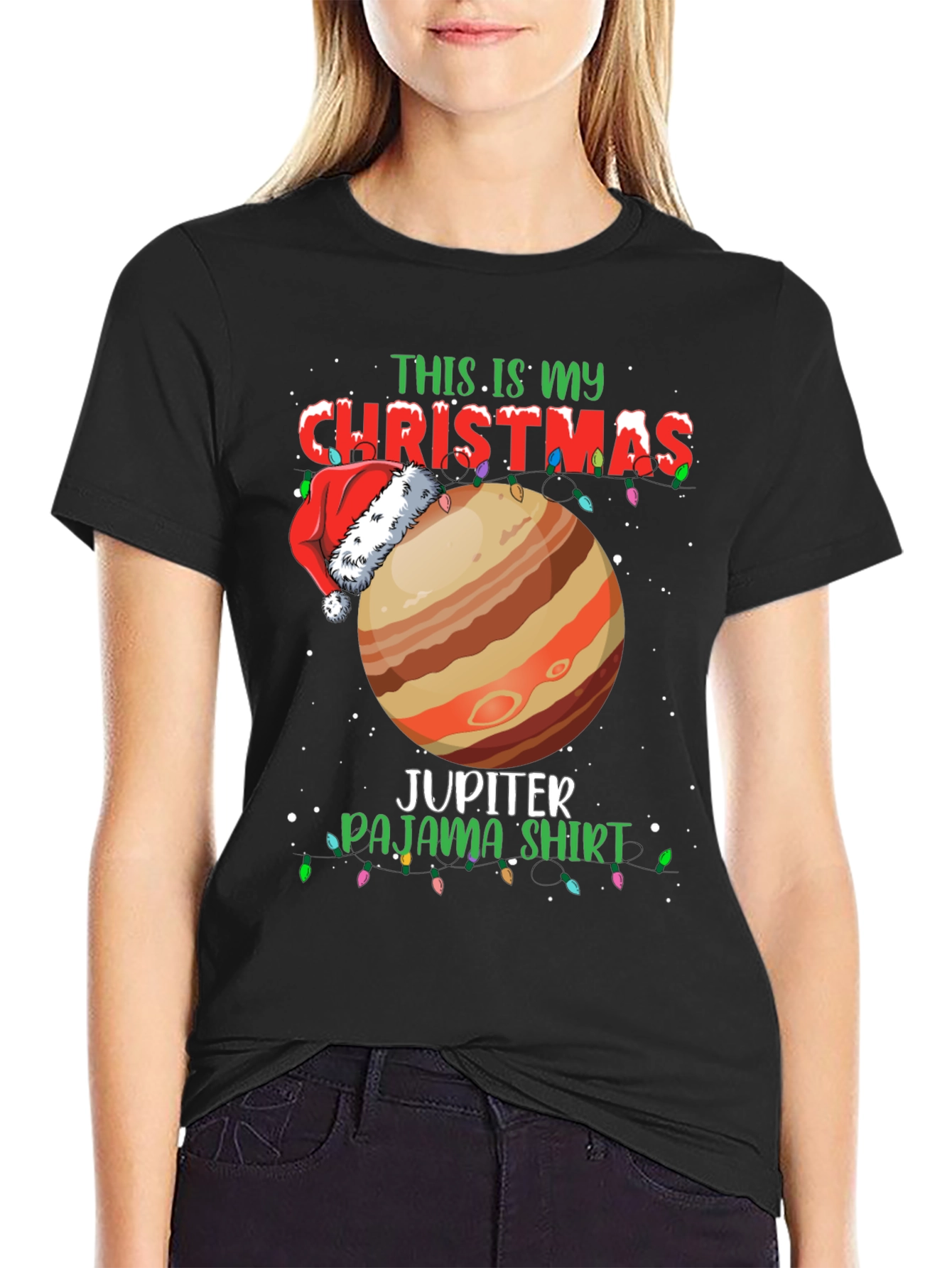 Christmas Jupiter Pajama T-Shirt