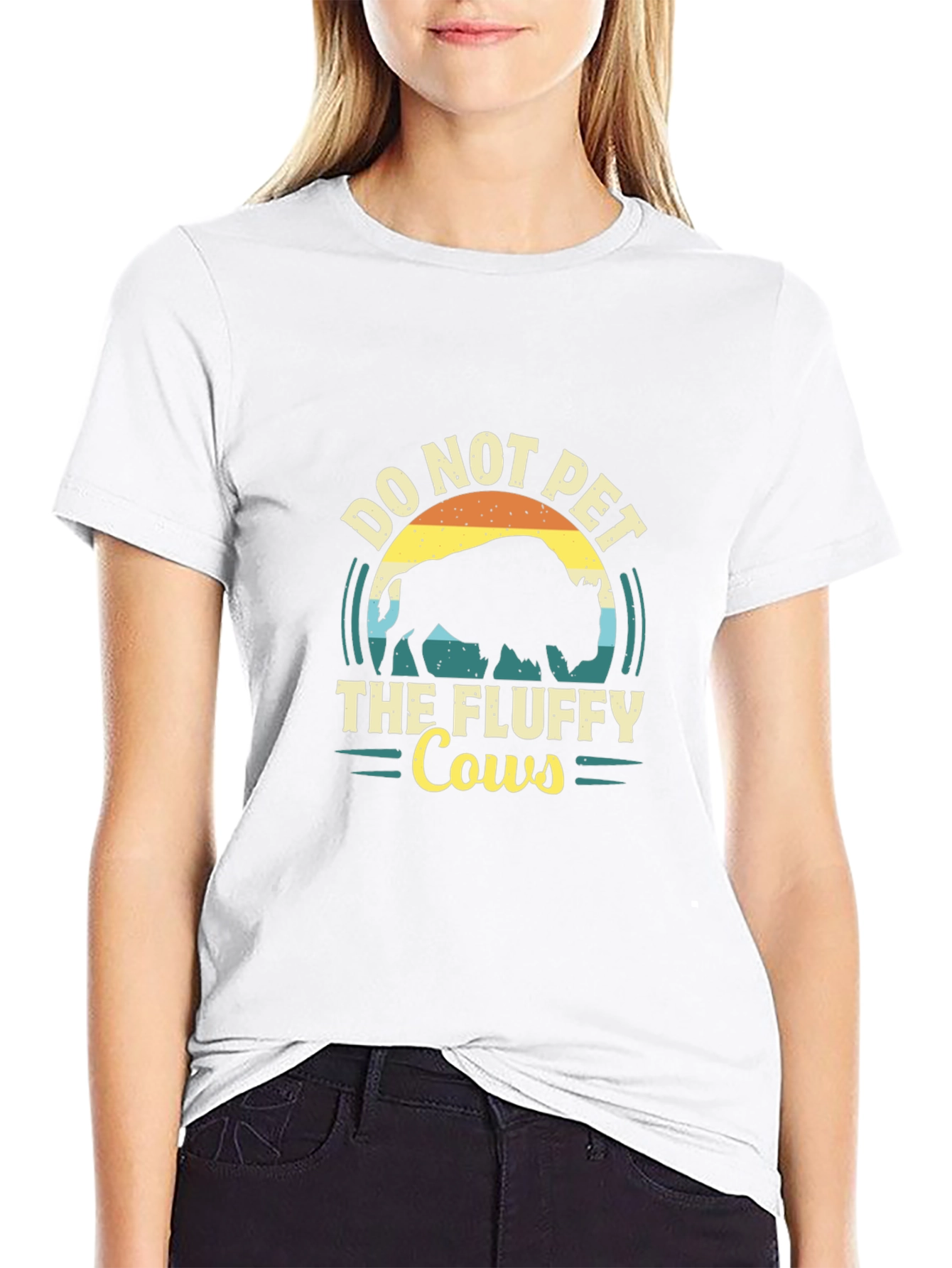 Do Not Pet The Fluffy Cows T-Shirt