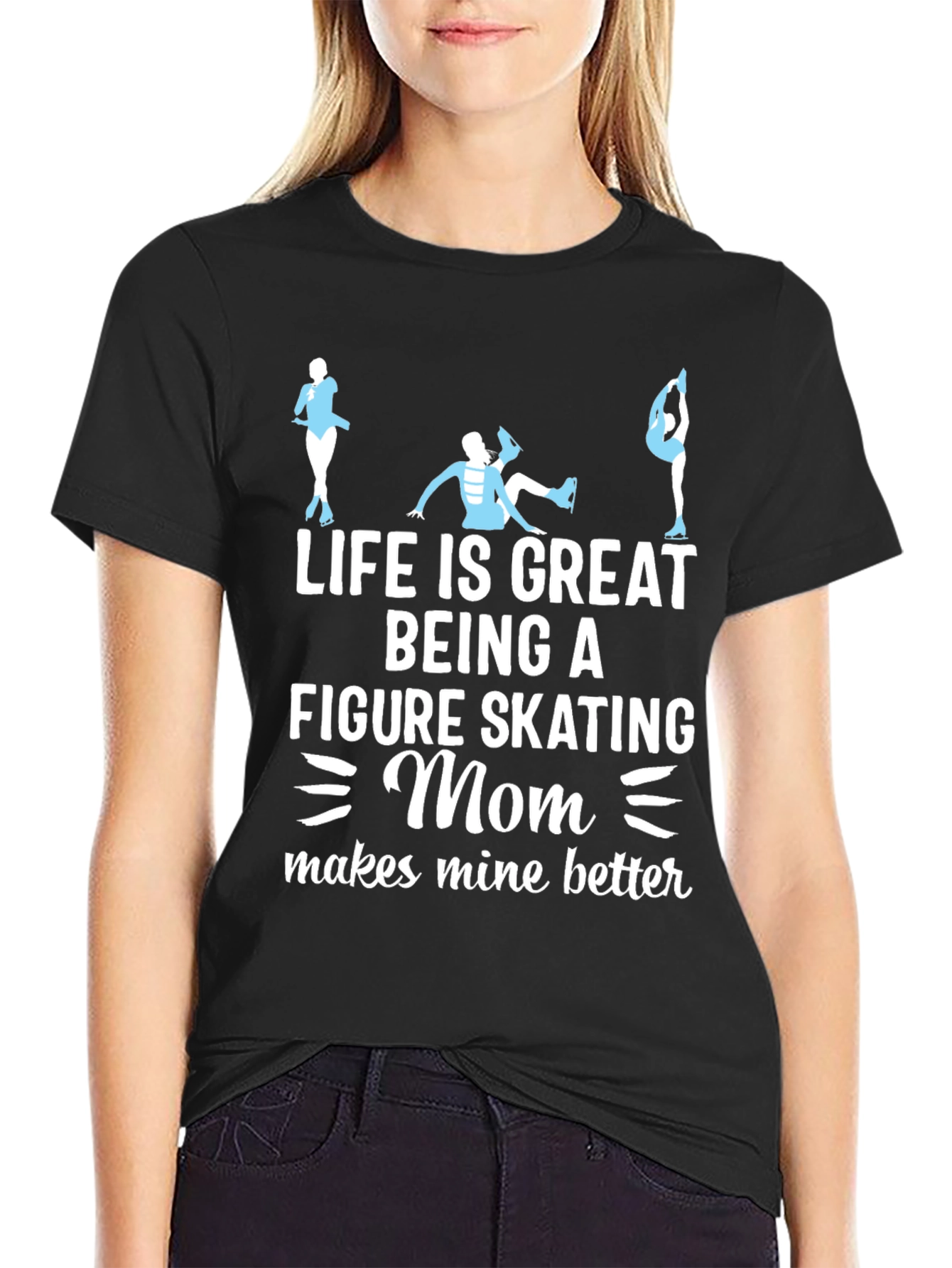 Figure Skating Mom T-Shirt - Ice Skating Tee