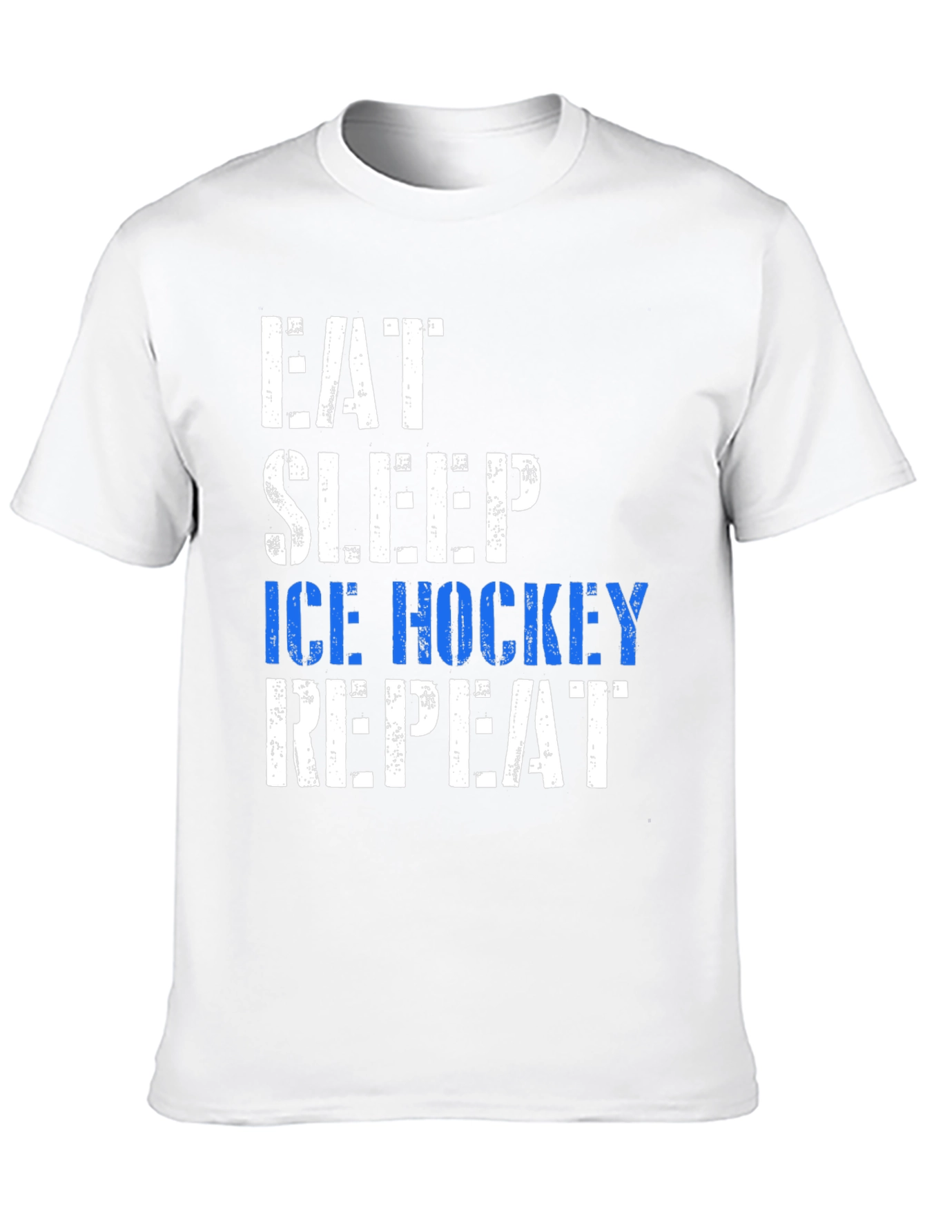 Eat Sleep Ice Hockey Repeat Graphic Tee