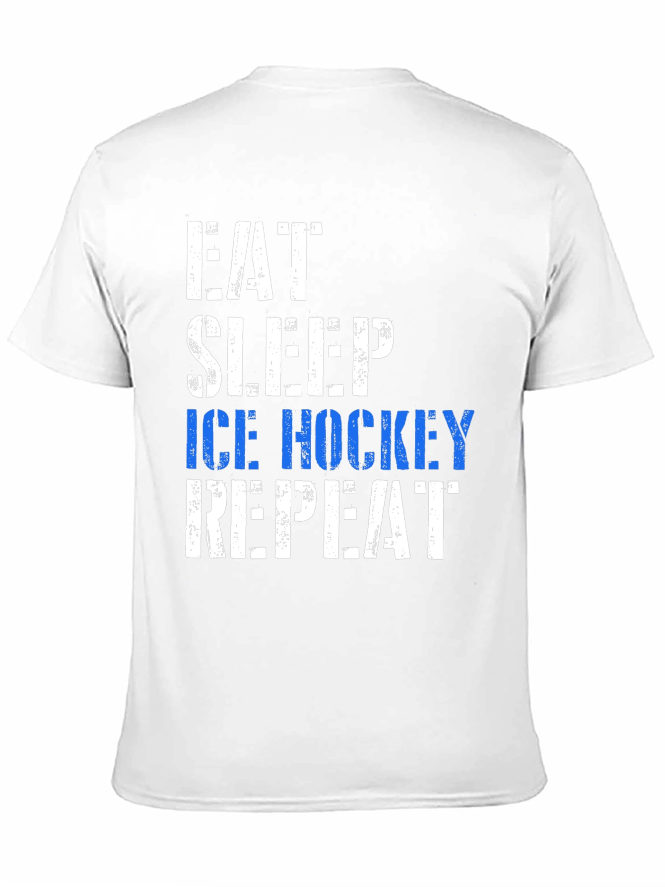 Eat Sleep Ice Hockey Repeat Graphic Tee