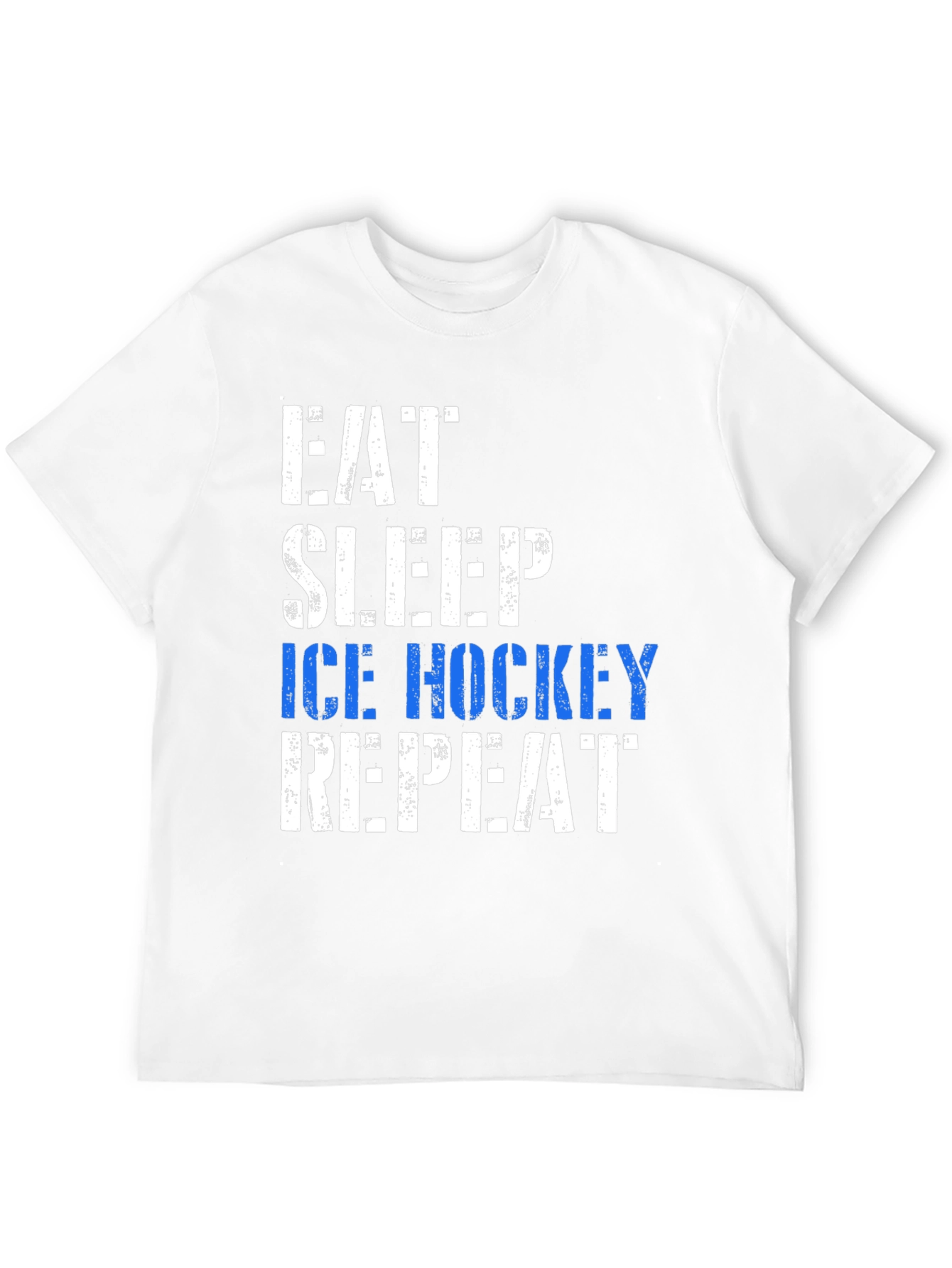 Eat Sleep Ice Hockey Repeat Graphic Tee