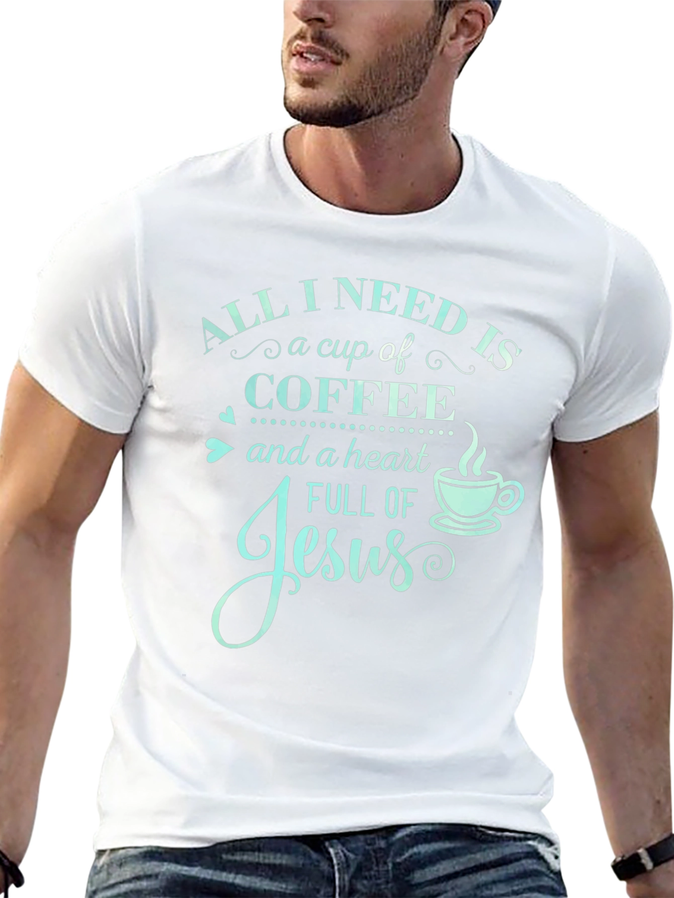 Coffee & Jesus Graphic T-Shirt