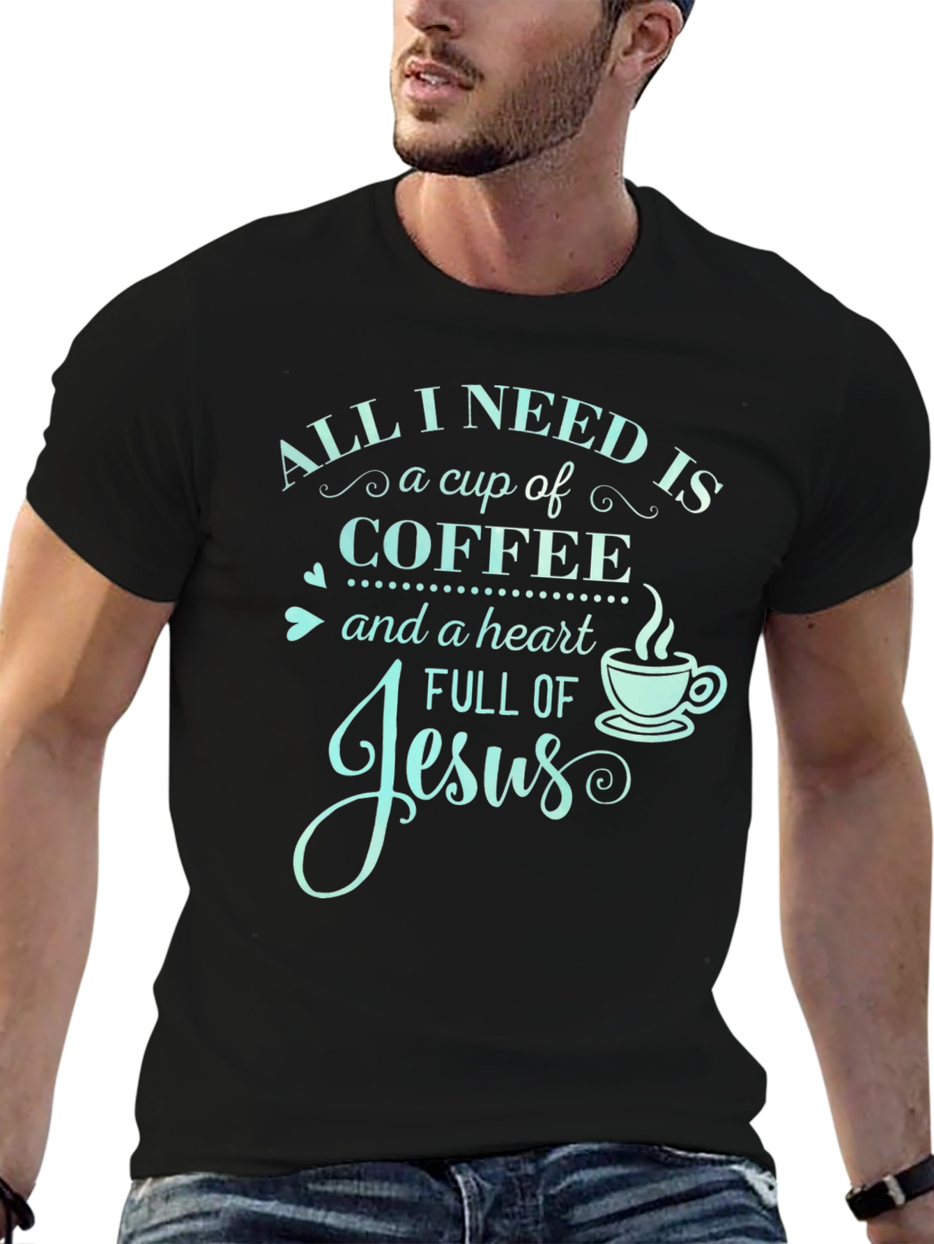 Coffee & Jesus Graphic T-Shirt