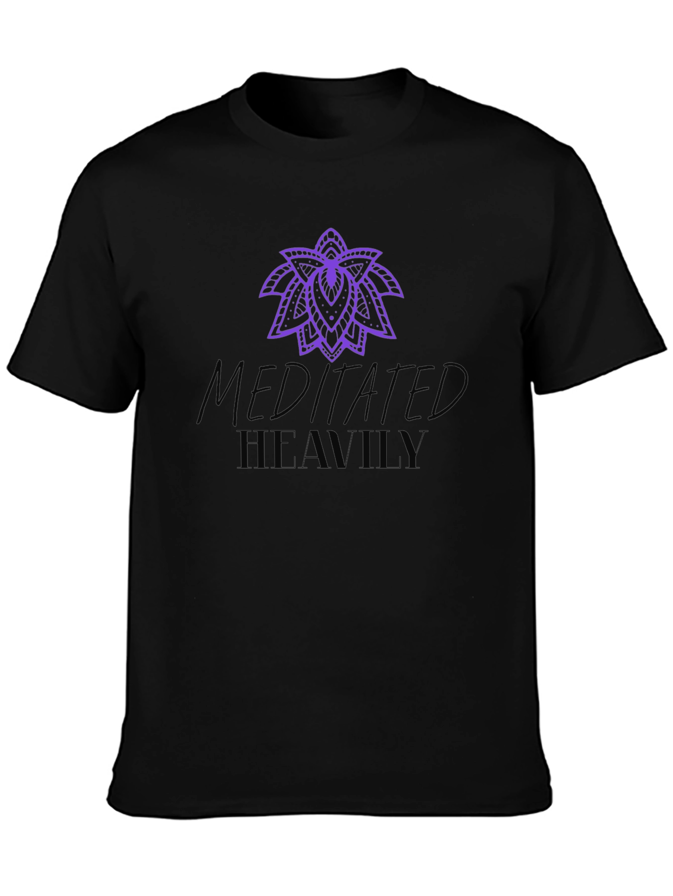 Meditated Heavily Graphic Tee