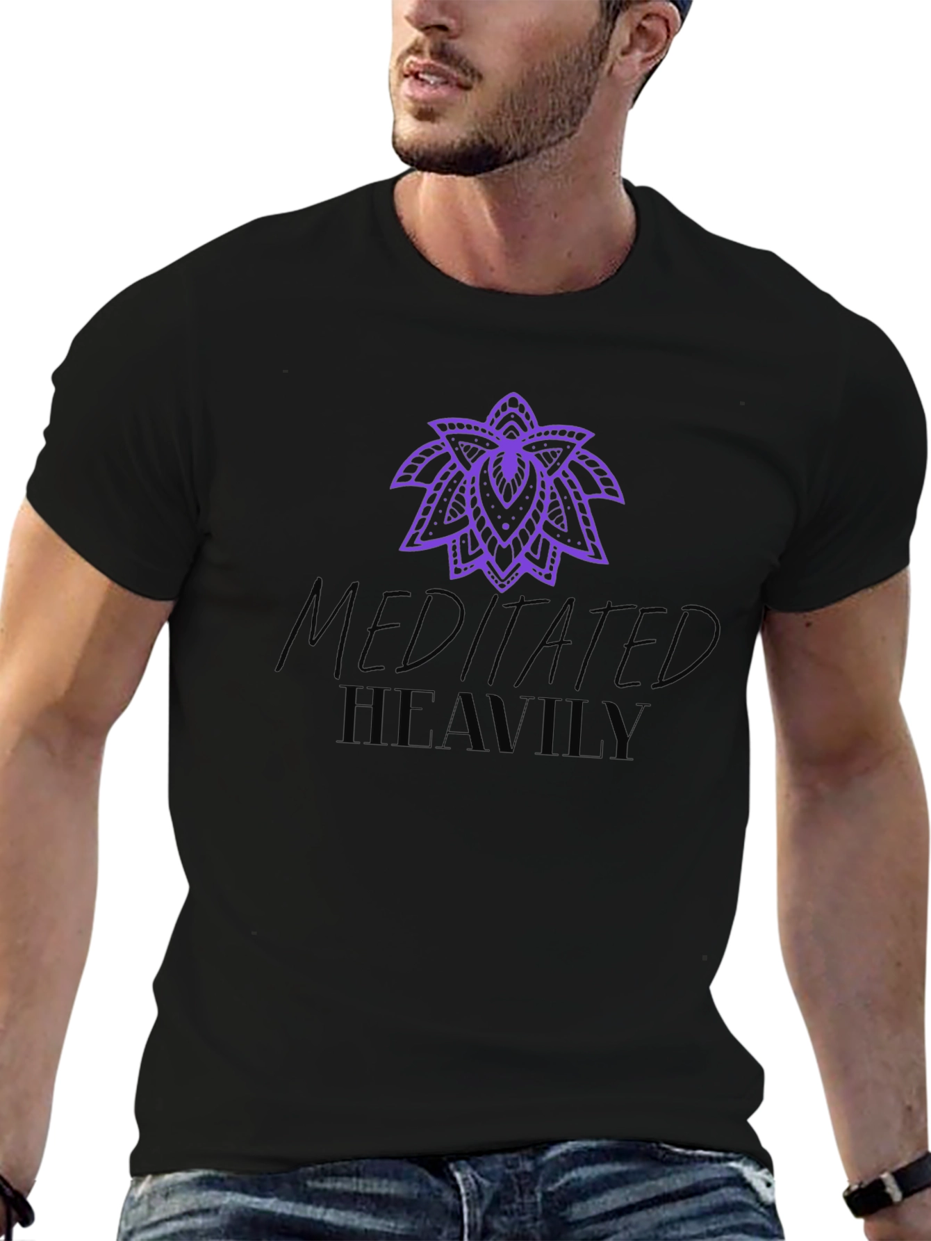 Meditated Heavily Graphic Tee