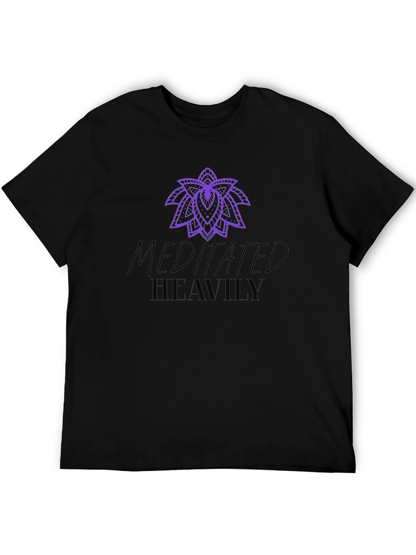 Meditated Heavily Graphic Tee