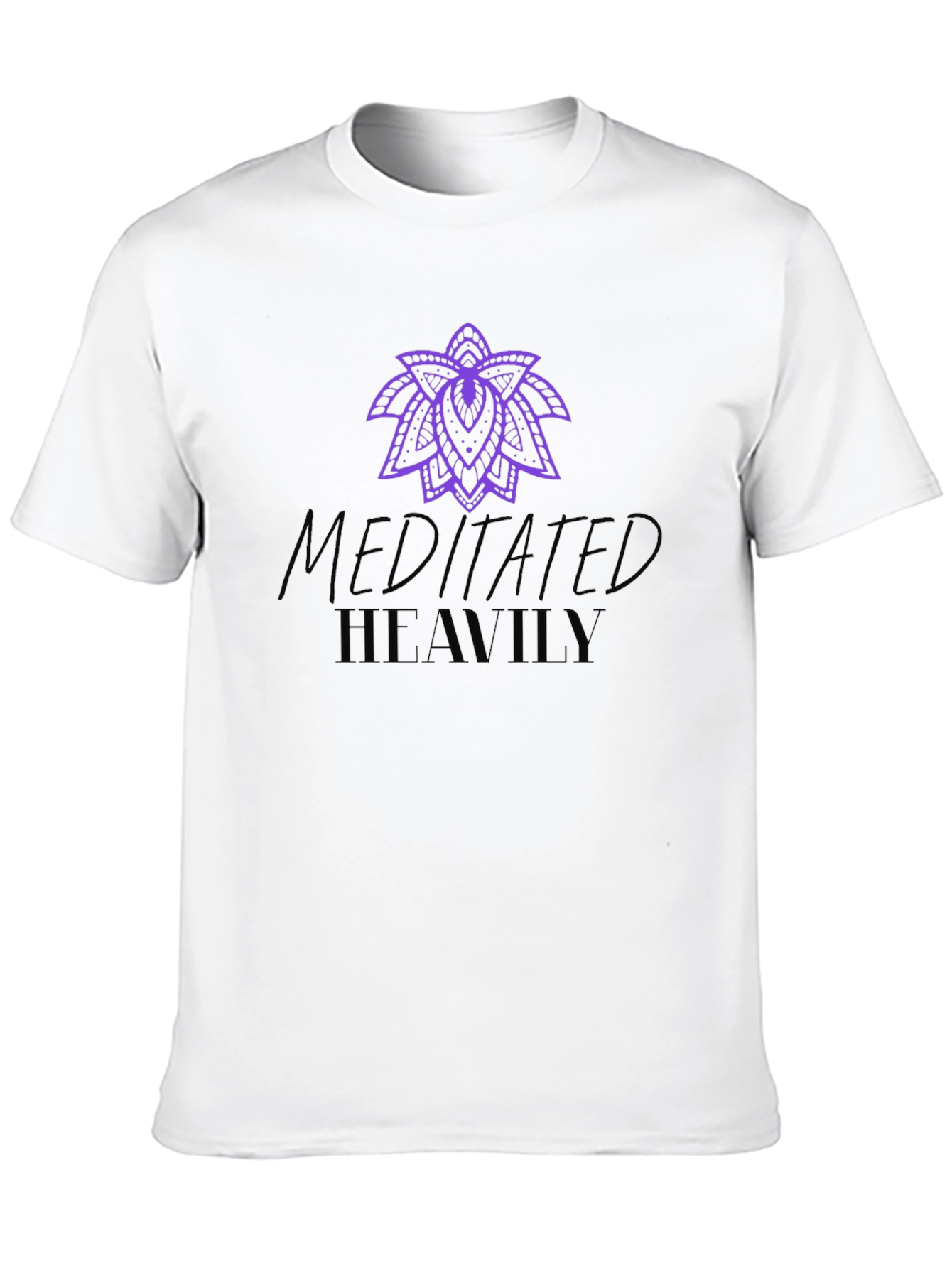 Meditated Heavily Graphic Tee