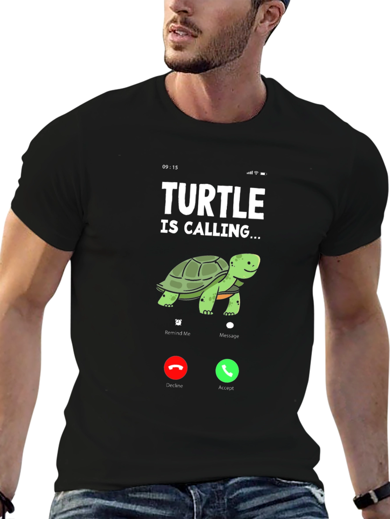 Turtle Is Calling T-Shirt - Funny Animal Lover Tee
