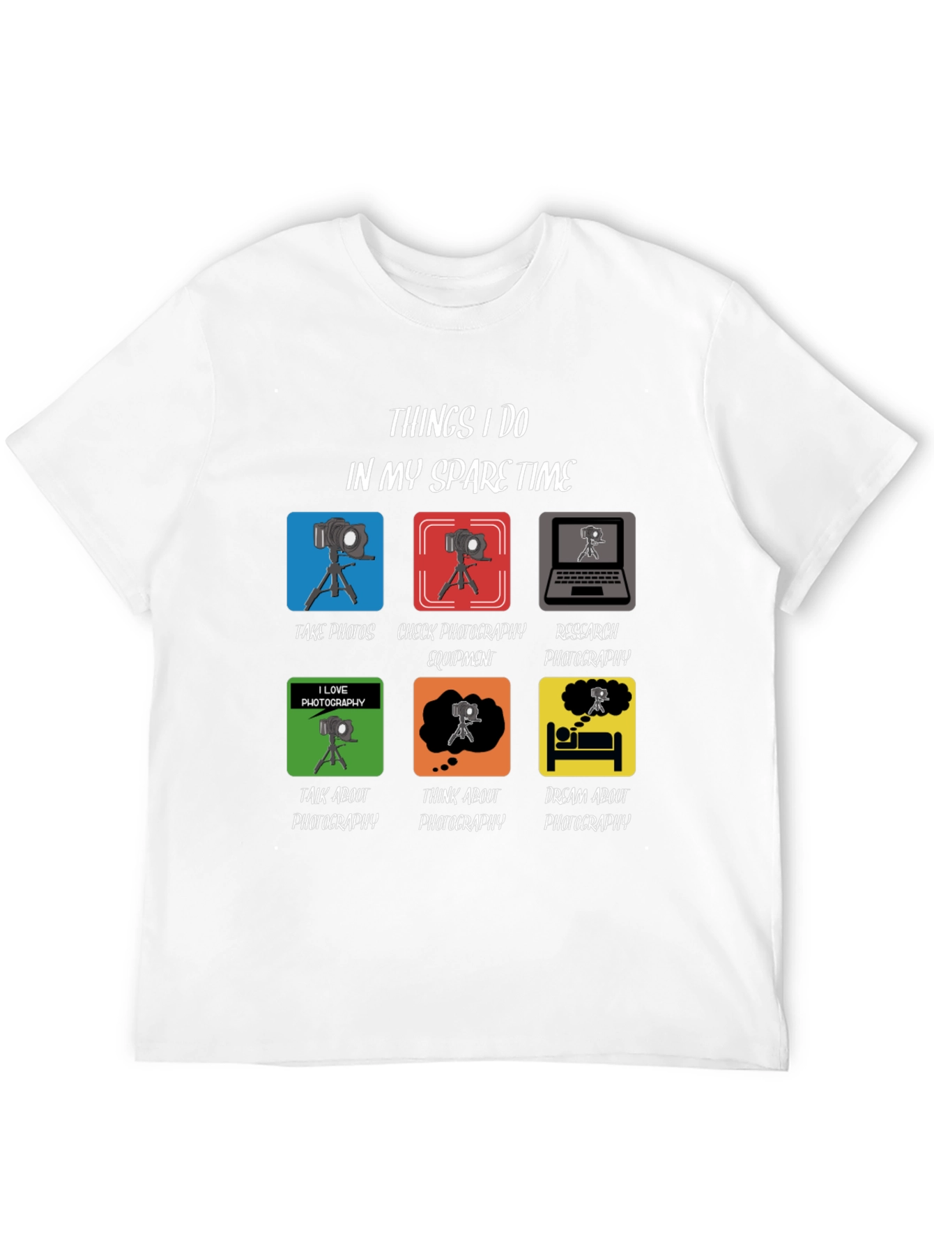Photographers Spare Time T-Shirt - Photography Lover Gift