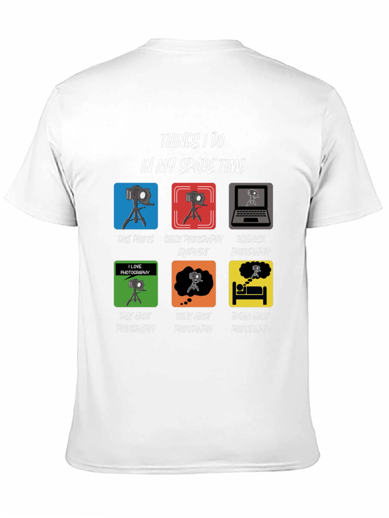 Photographers Spare Time T-Shirt - Photography Lover Gift