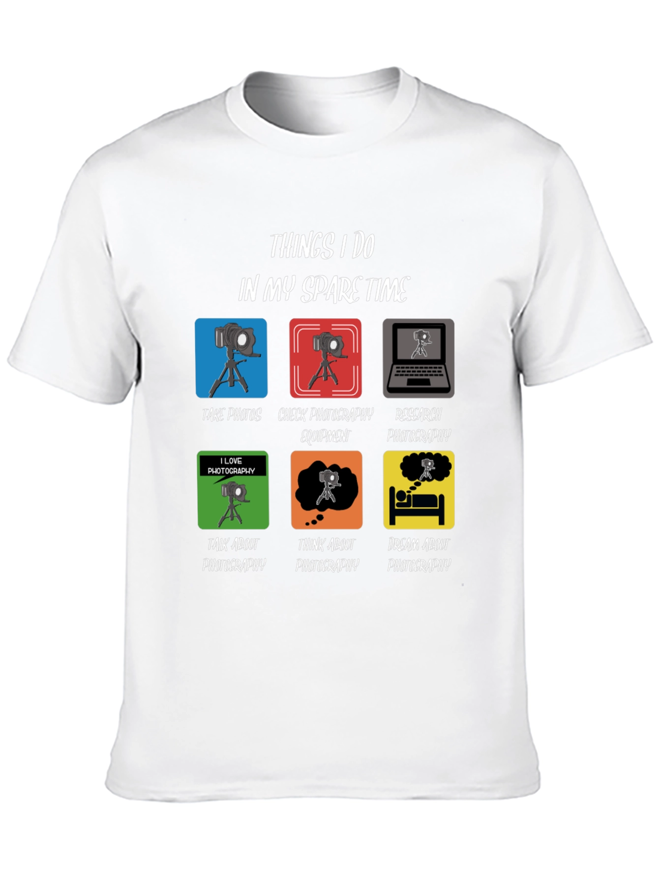 Photographers Spare Time T-Shirt - Photography Lover Gift